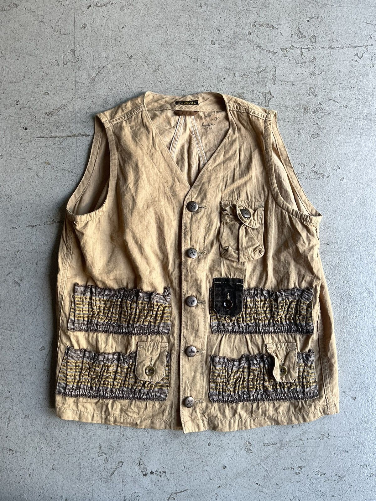 image of Kapital Hunting Vest Size 1 Small Japan in Brown, Men's