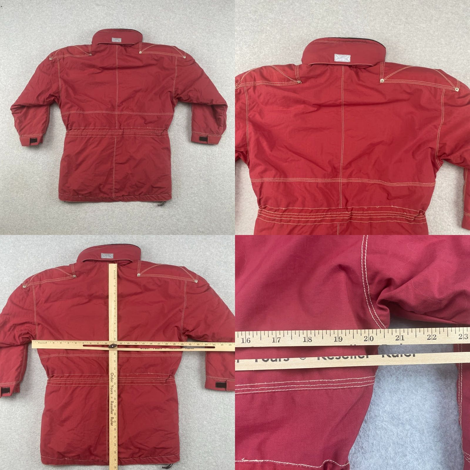 Obermeyer Obermeyer Ski Snow Jacket Womens Juniors 12 Red Solstice Full Zip Hood Insulated Jacket Size XL / US 12-14 / IT 48-50 - 8 Thumbnail