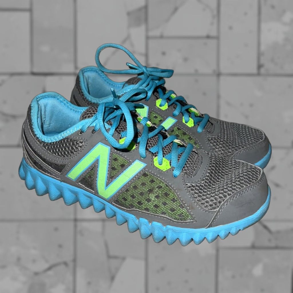 New Balance New Balance 1157 Gray/Blue/Green Running Training Sneakers WX1157GW Womens 8 Size US 8 / IT 38 - 1 Thumbnail