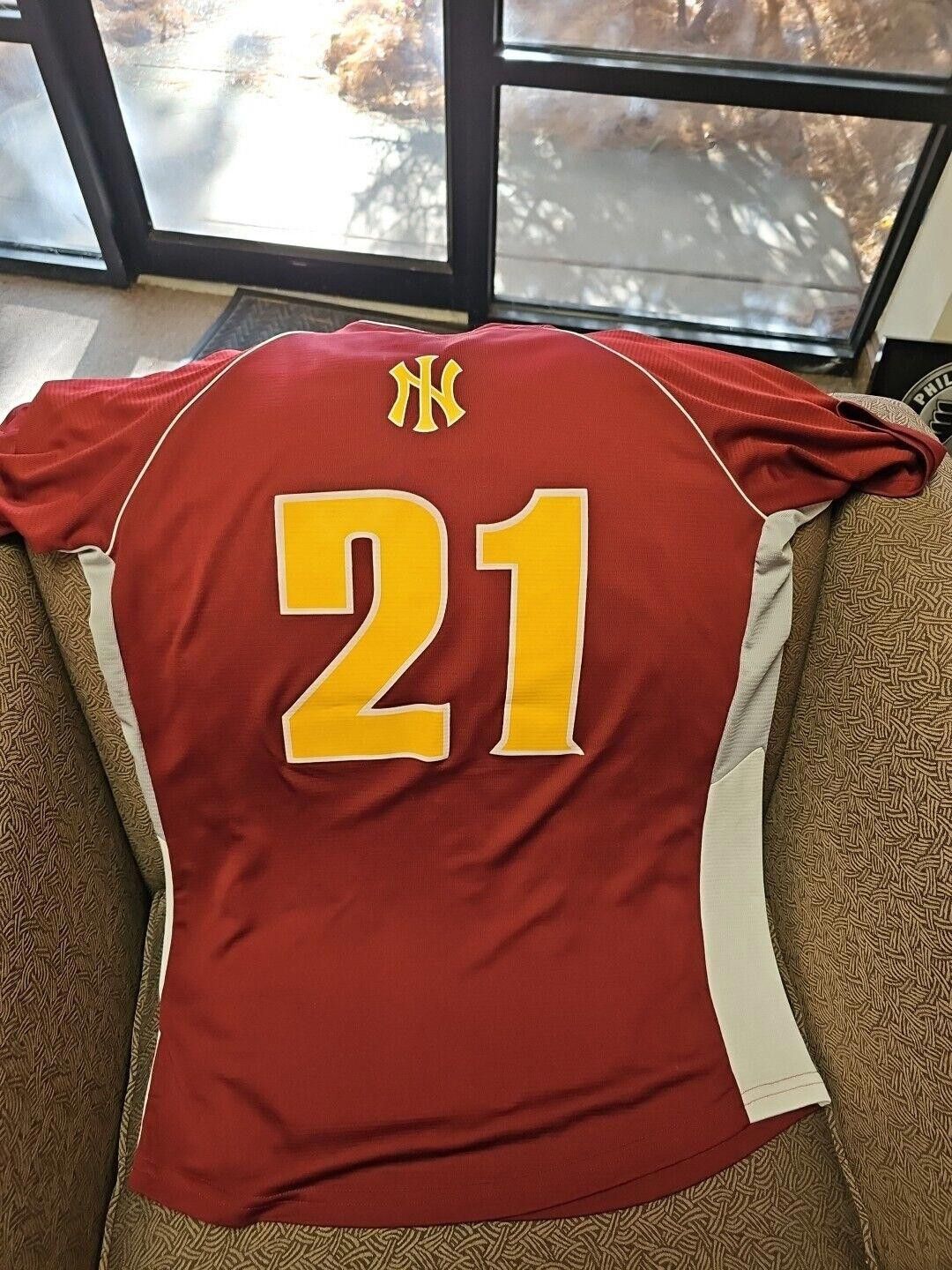 Nike Wilson Dri-Fit Indiana Nitro Maroon #21 Jersey sz M Size US M / EU 48-50 / 2 - 2 Thumbnail