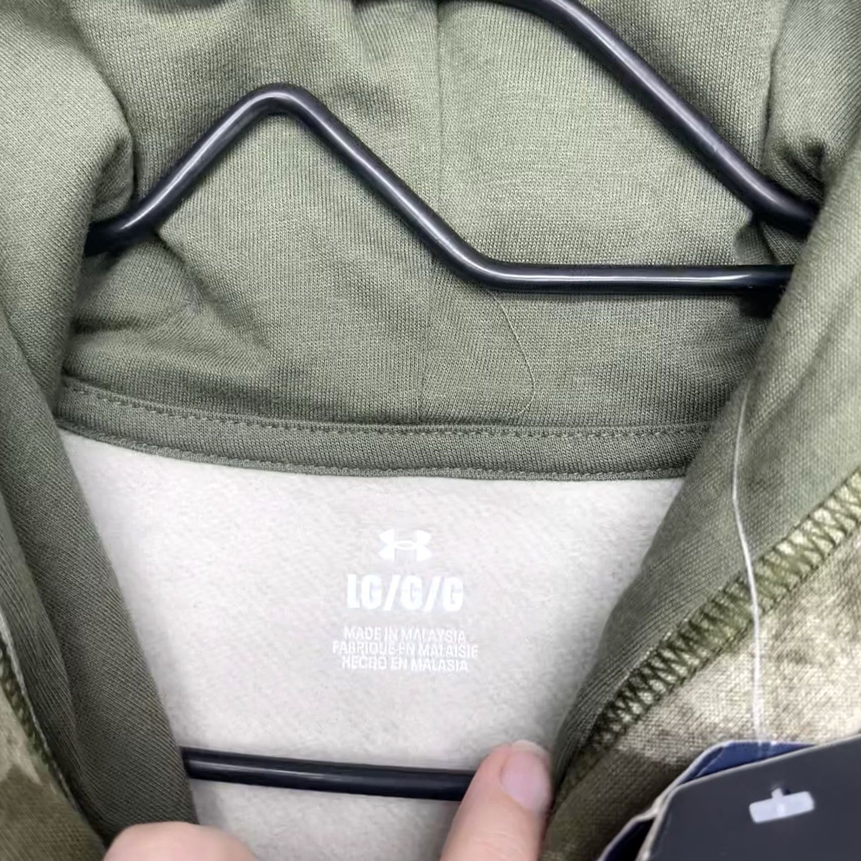 Under Armour Under Armour Hoodie Mens Large UA Freedom Amp Sweatshirt Military Green 1379211 Size US L / EU 52-54 / 3 - 5 Thumbnail