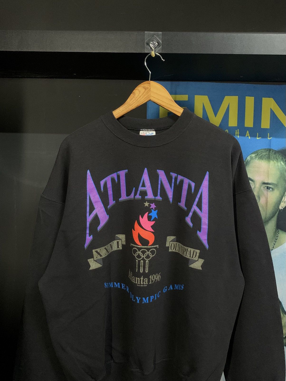 USA Olympics VINTAGE ATLANTA OLYMPIAD SWEATSHIRT Size US L / EU 52-54 / 3 - 2 Thumbnail