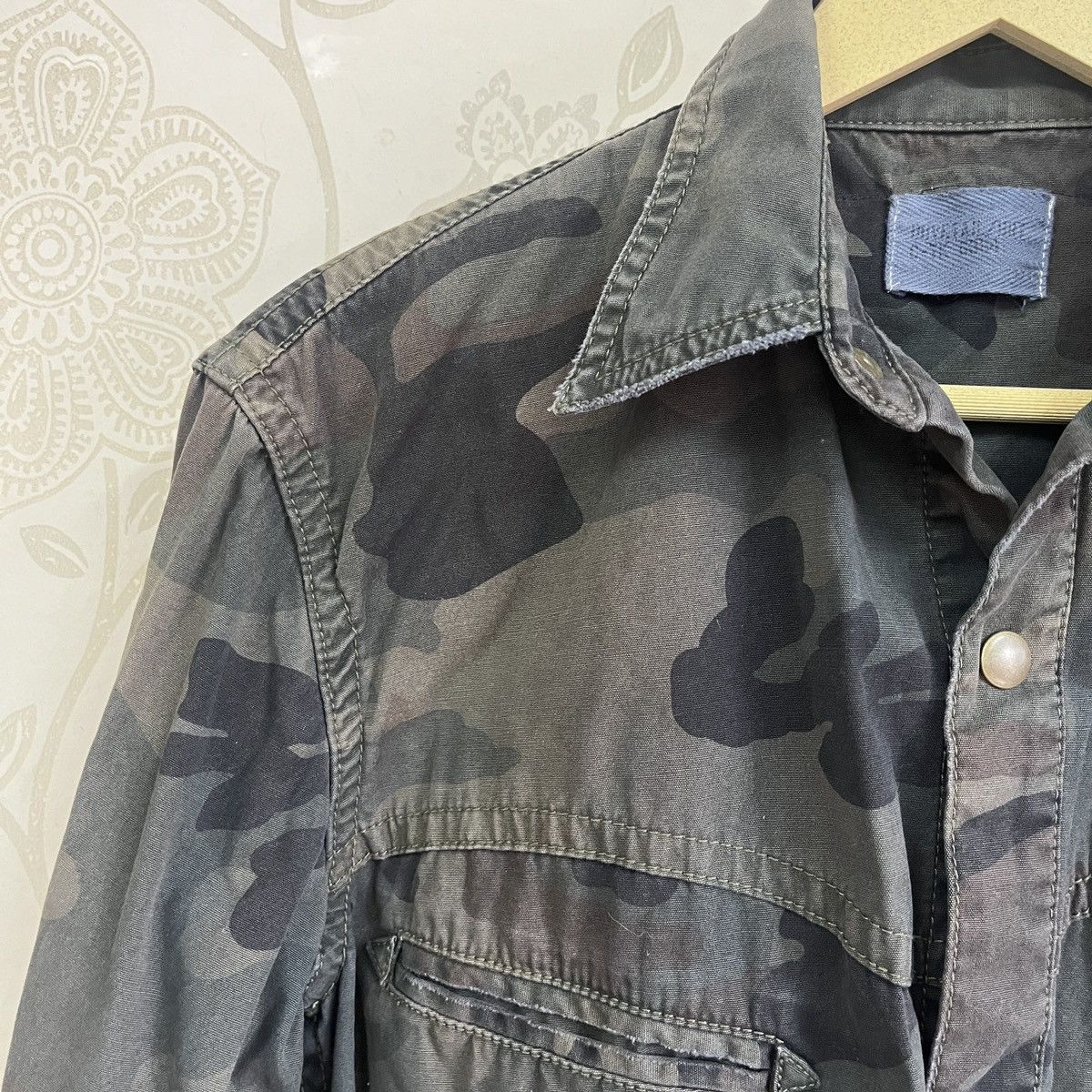 Hysteric Glamour × Seditionaries Vintage Wacko Maria Dovetail Skull Camouflage Jacket Size US M / EU 48-50 / 2 - 5 Thumbnail