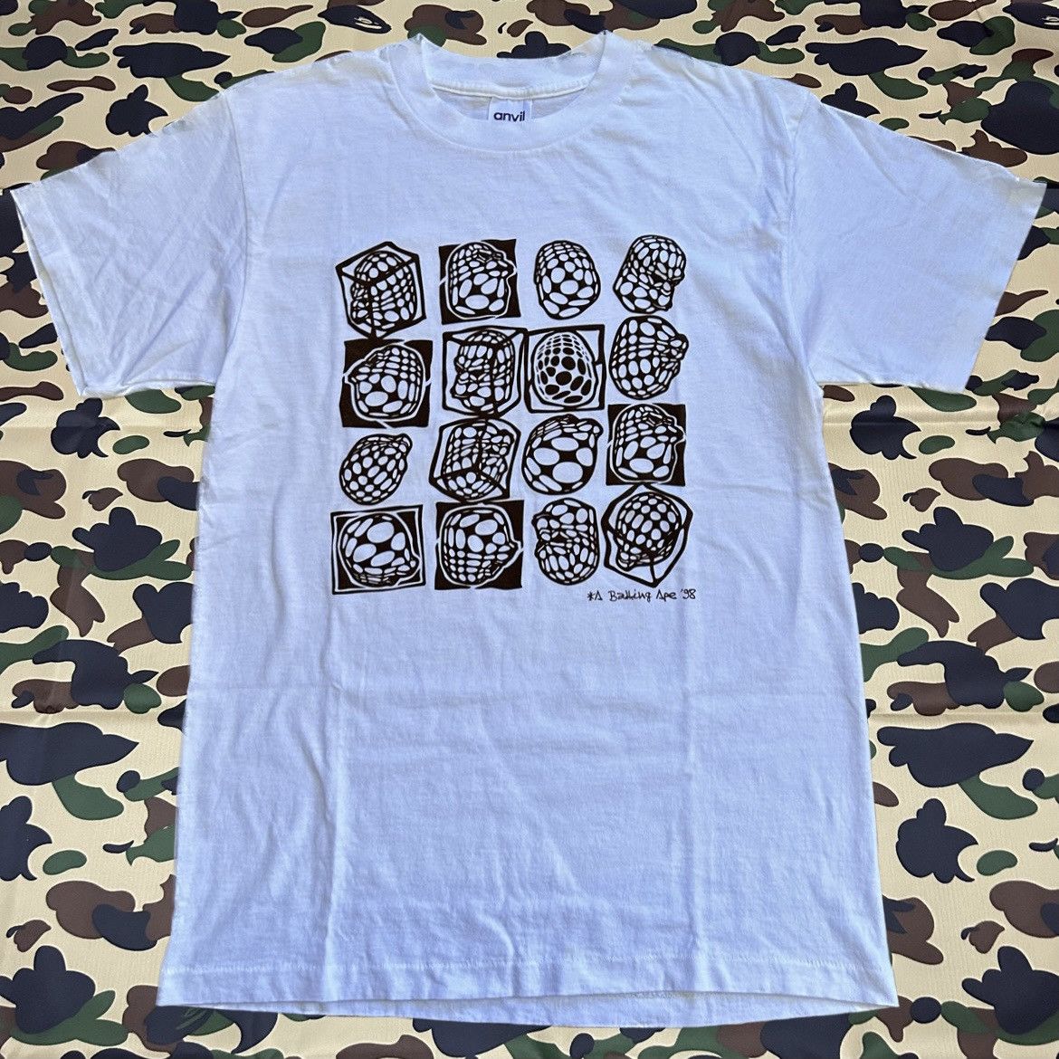 Bape × Vintage A Bathing Ape 1998 Anvil Tee Size US M / EU 48-50 / 2 - 1 Thumbnail