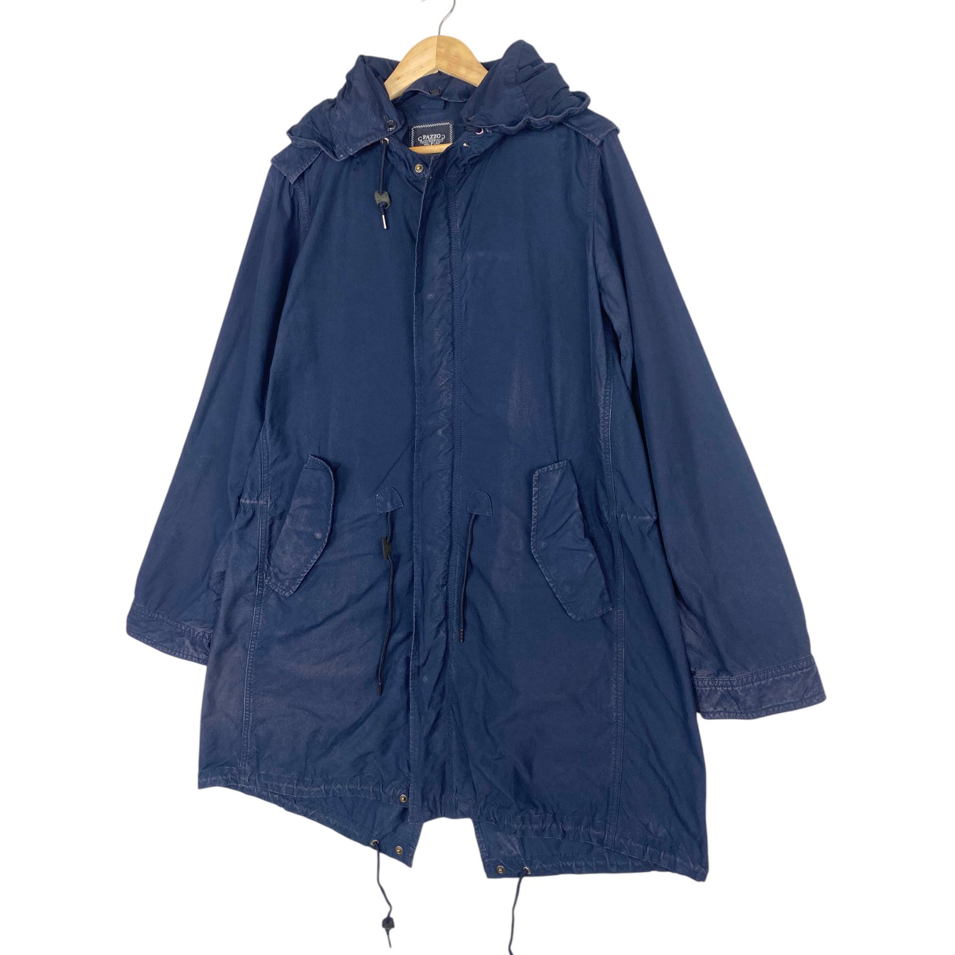 Pazzo 💥PAZZO BONDAGE FISHTAIL NAVY PARKA JACKET Size US M / EU 48-50 / 2 - 2 Thumbnail