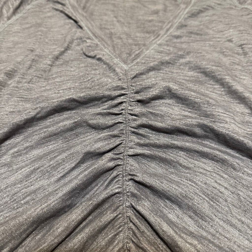 Lululemon Lululemon Grey Interval Ruched Athletic Long Sleeve Workout Size S / US 4 / IT 40 - 2 Thumbnail