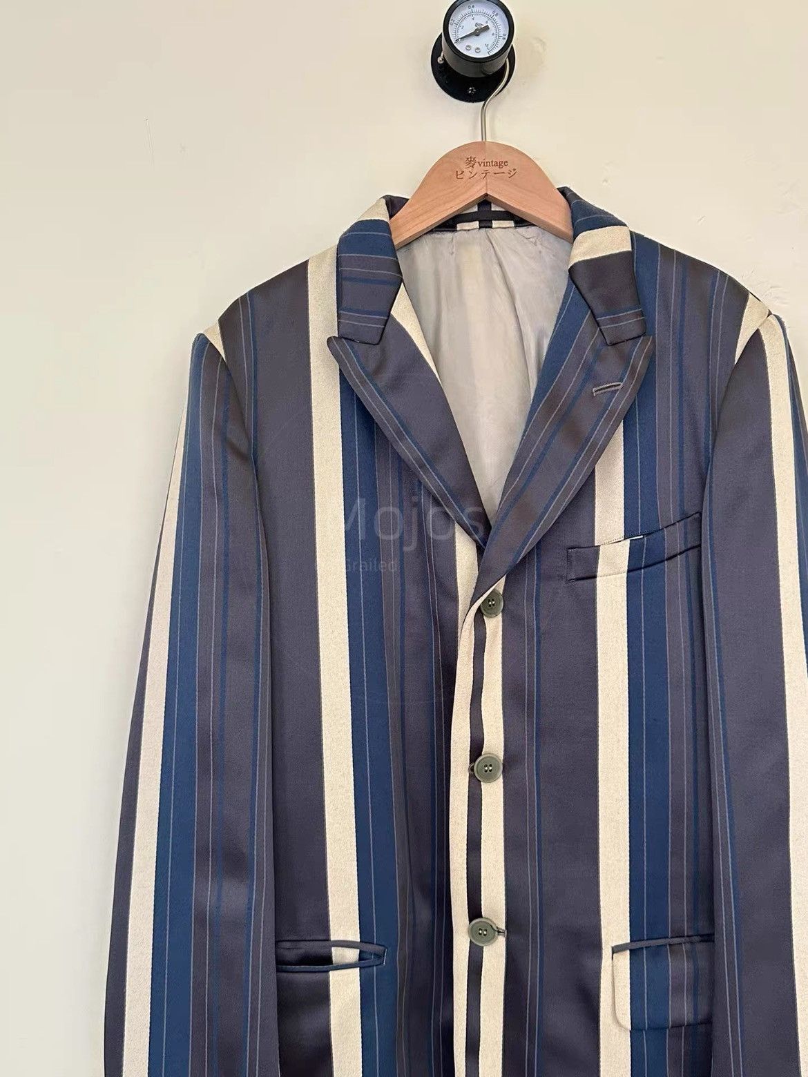 Comme Des Garcons Homme Plus 00AW Archive Stripe Jacket-250