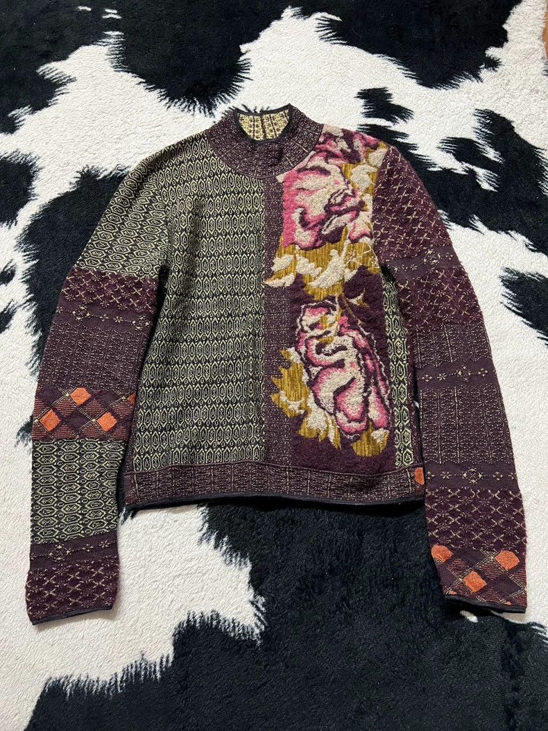 Kenzo KENZO Three-dimensional floral wool sweater Size M / US 6-8 / IT 42-44 - 2 Thumbnail