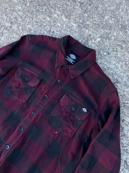 Vintage Vintage Dickies Flannel Shirt Grailed