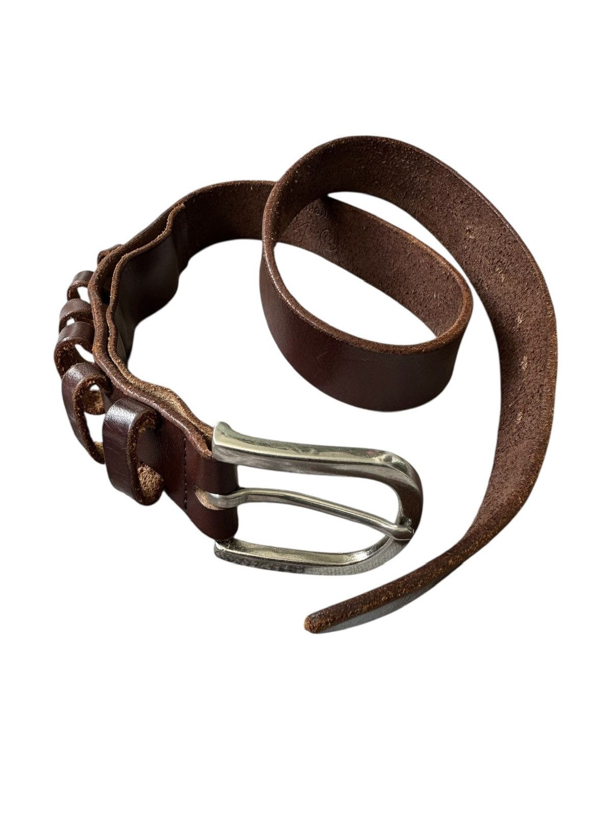 Tsumori Chisato 00's Tsumori Chisato leather craft belt Size ONE SIZE - 3 Thumbnail