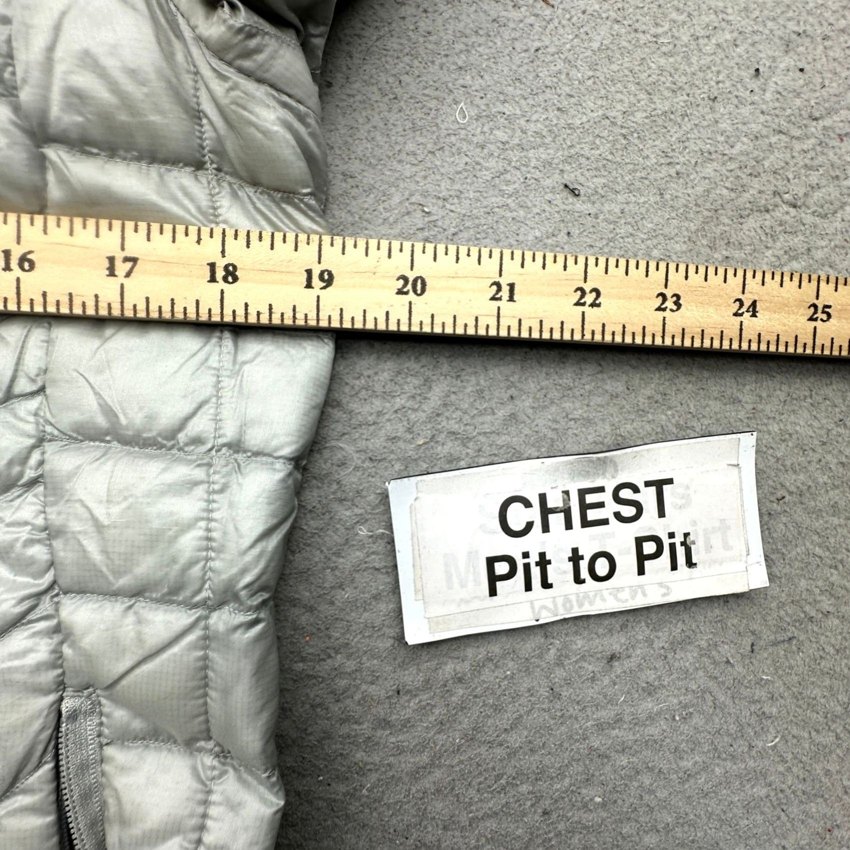 The North Face The North Face Thermoball Nano Puffer Jacket Womens S Gray Full Zip Pockets TN95 TB95 Size S / US 4 / IT 40 - 3 Thumbnail