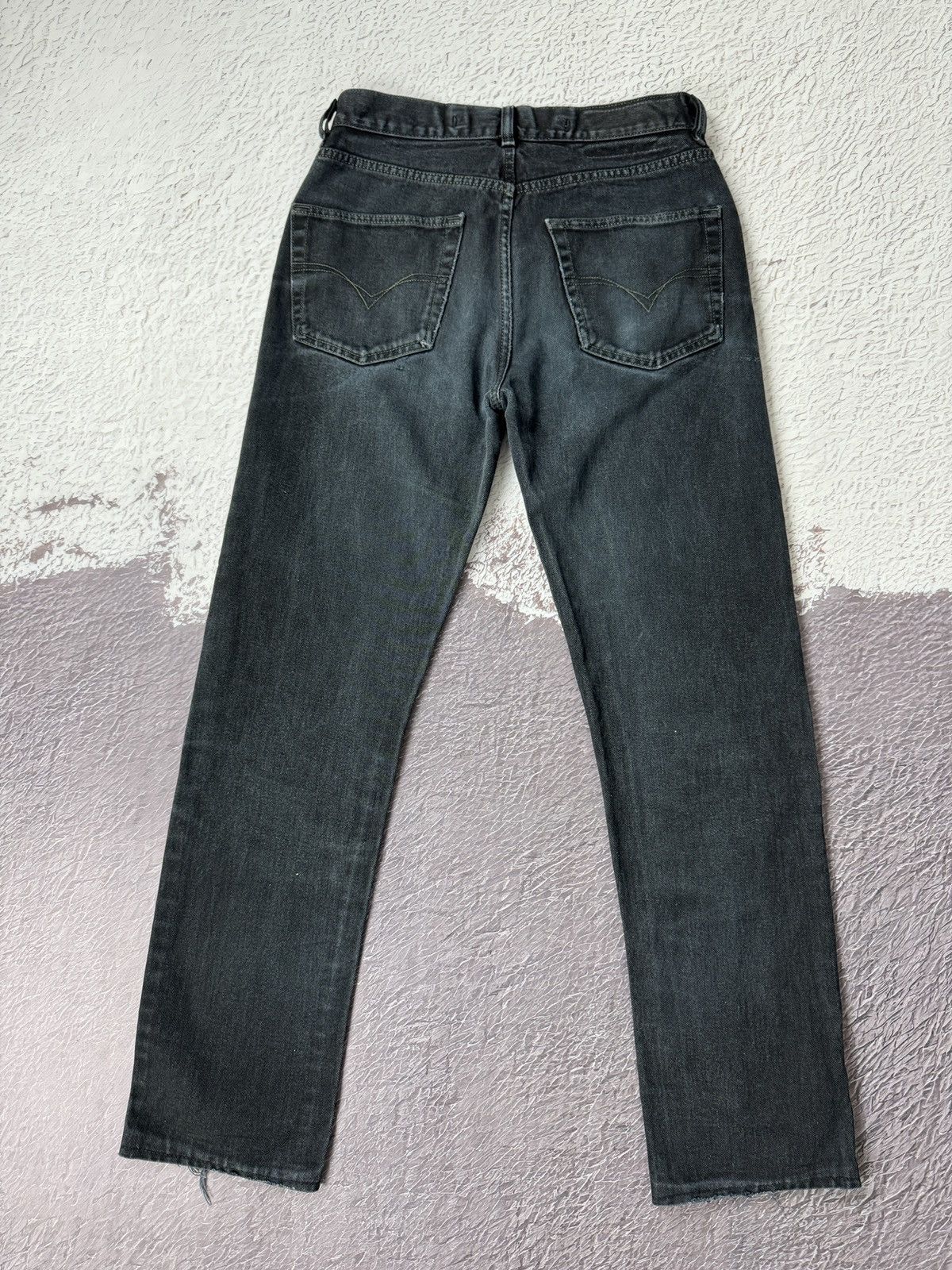 Diesel Diesel vintage faded distressed black denim jeans Size US 30 / EU 46 - 13 Thumbnail
