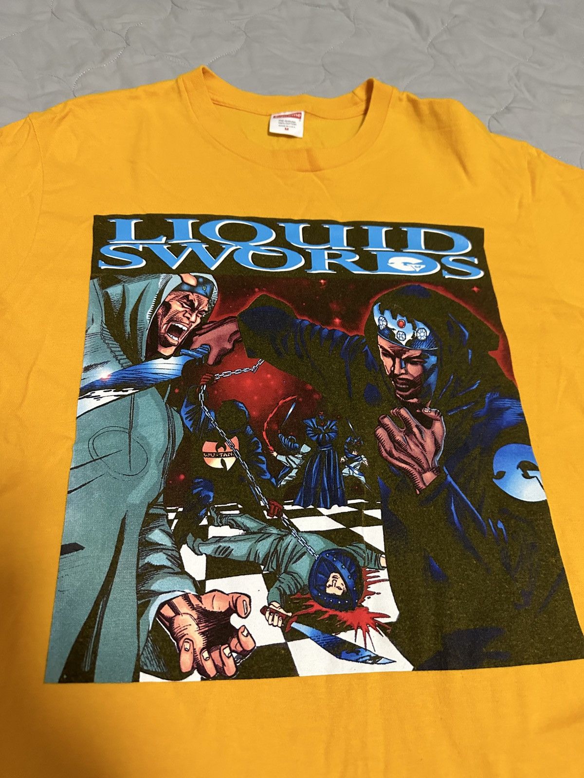 Supreme Supreme FW18 Liquid Swords Tee Orange Medium Size US M / EU 48-50 / 2 - 2 Thumbnail