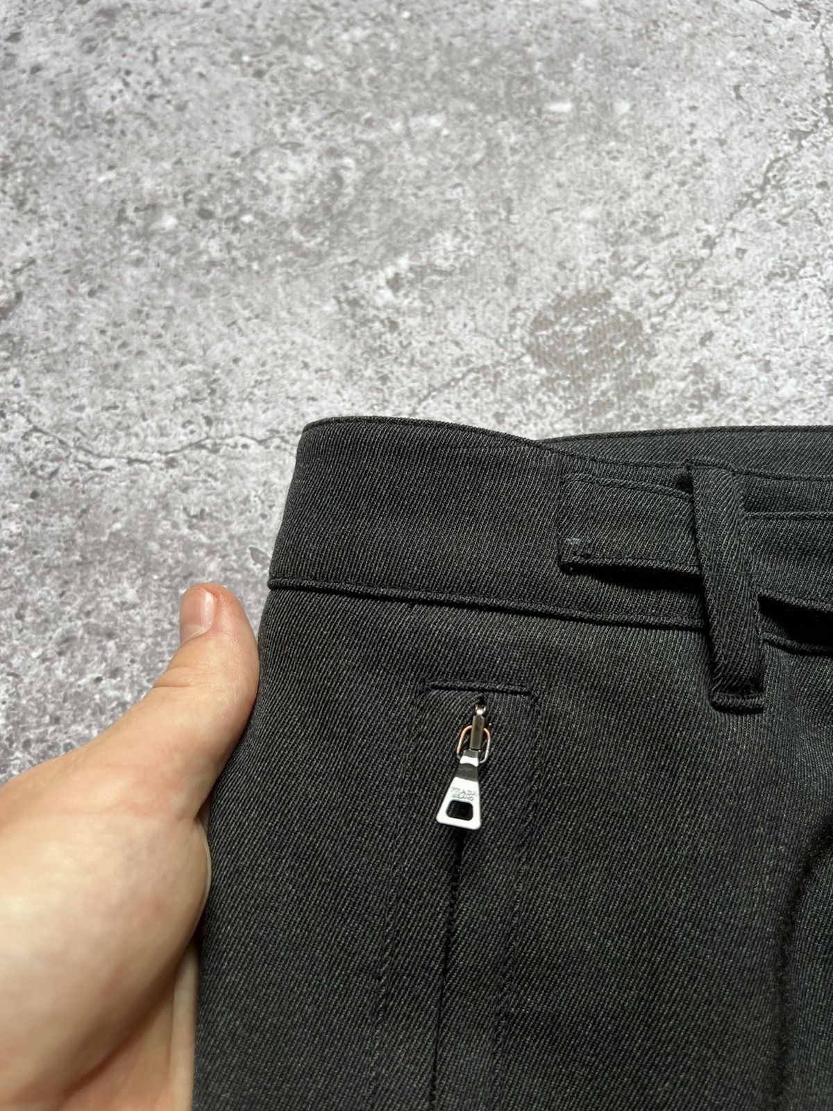 Prada Vintage Prada Wool Trousers Pants Size 27" / US 4 / IT 40 - 8 Thumbnail
