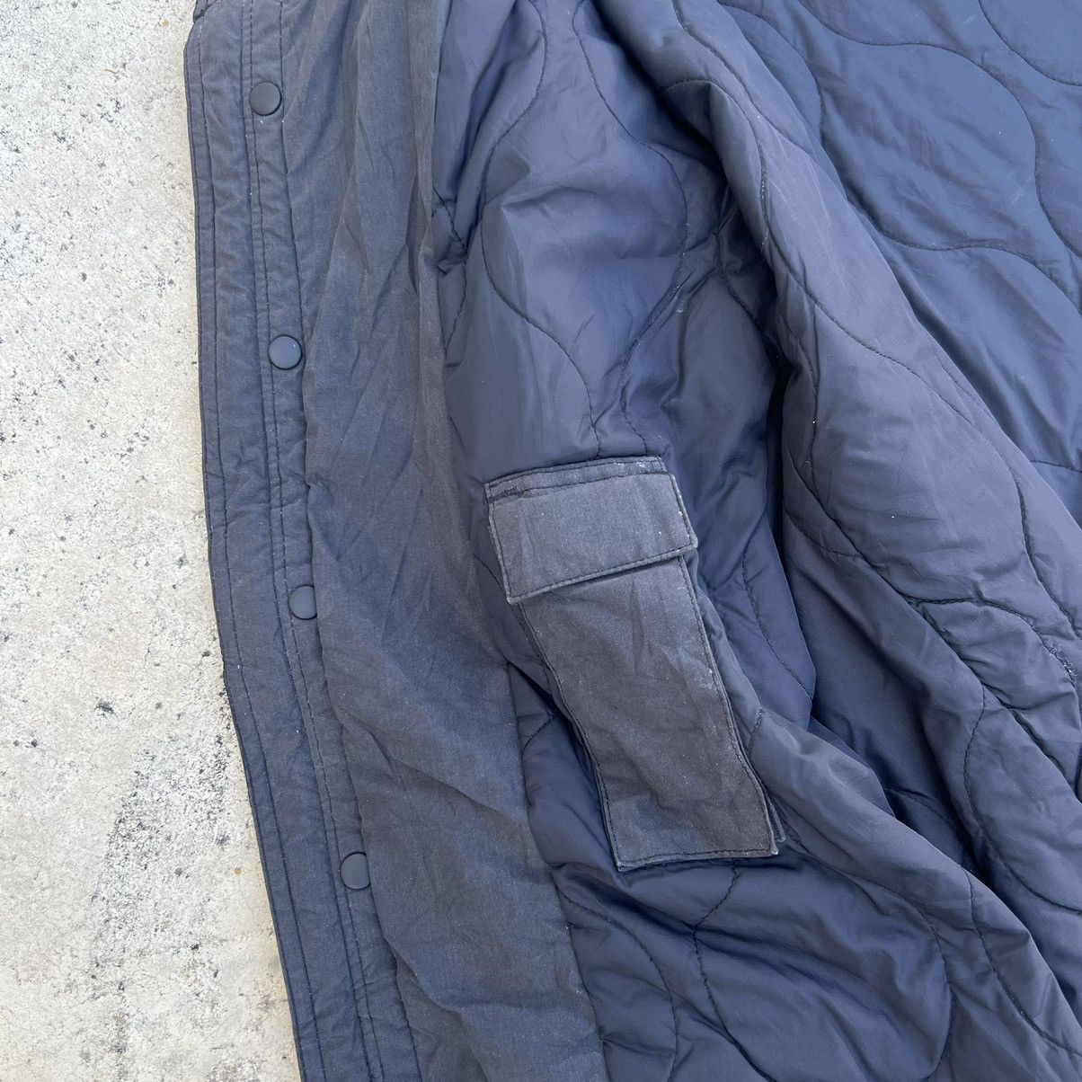 Stussy × Vintage Old Stussy Military Thermolite Plus Quilted Lined Jacket Size US L / EU 52-54 / 3 - 7 Thumbnail