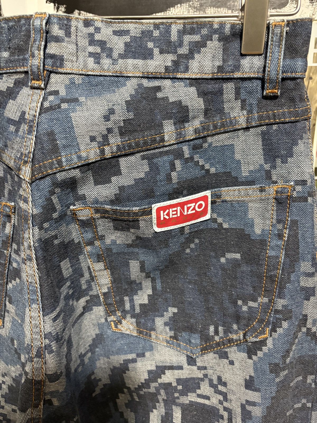 Kenzo Kenzo x Nigo Pixelated Floral Jeans Size US 29 - 5 Thumbnail