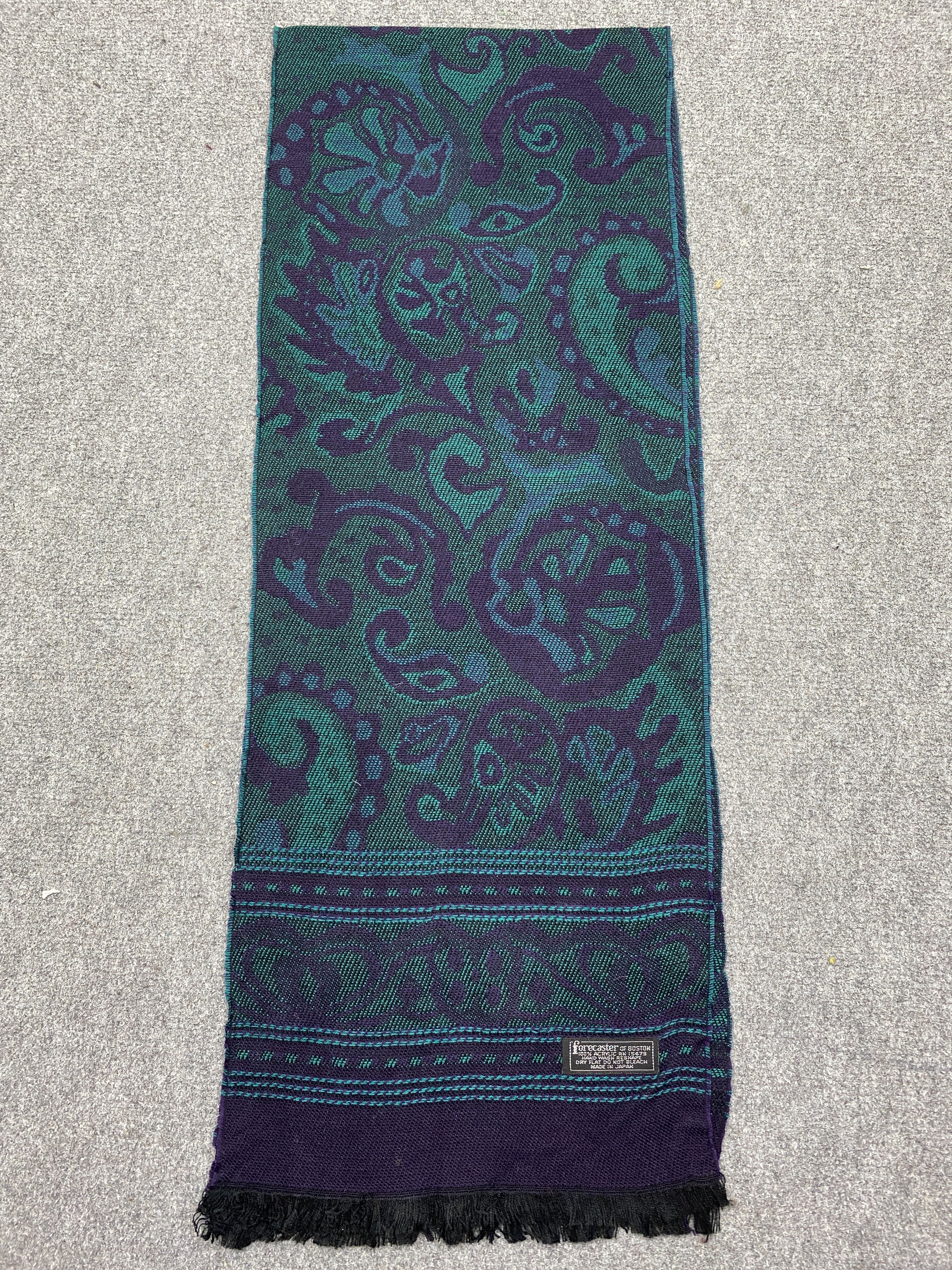 Japanese Brand Forecaster Of Boston Made In Japan Paisley Muffler SC0146 Size ONE SIZE - 3 Thumbnail