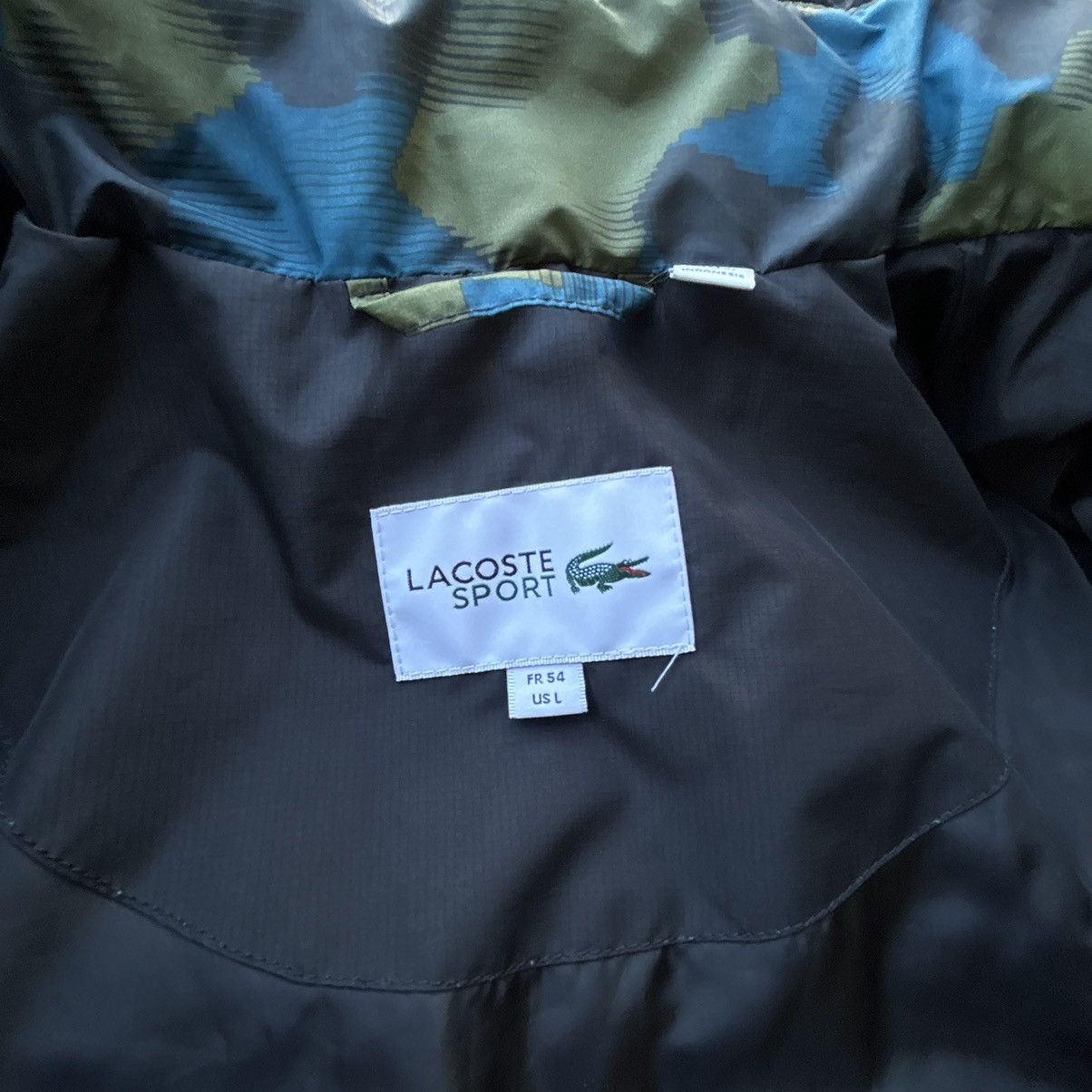 Lacoste Lacoste Sport Green/Blue Quilted Puffer Jacket Men’s Size L Size US L / EU 52-54 / 3 - 5 Thumbnail