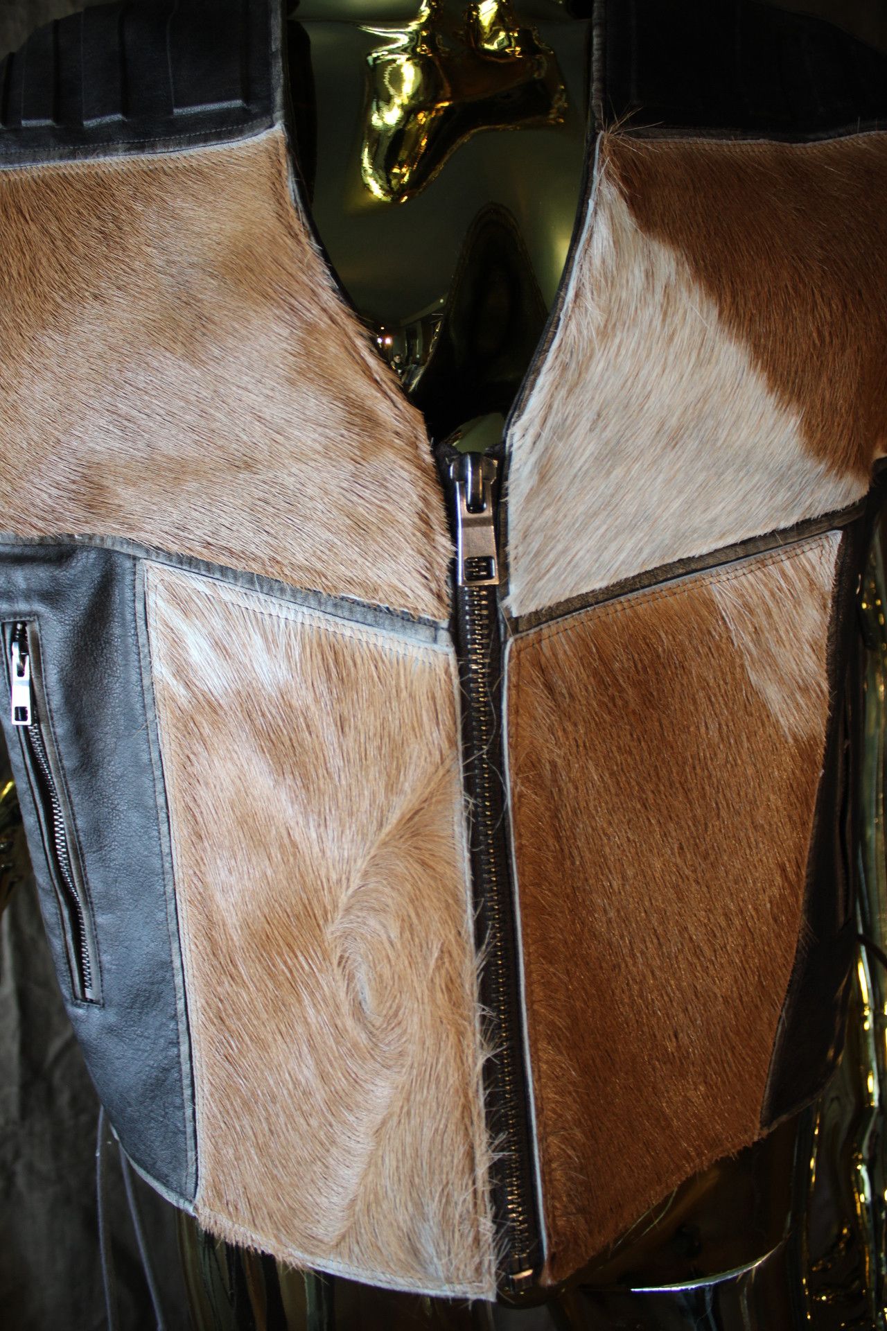 Other Custom-made Vest with Real cow leather Size US M / EU 48-50 / 2 - 7 Thumbnail