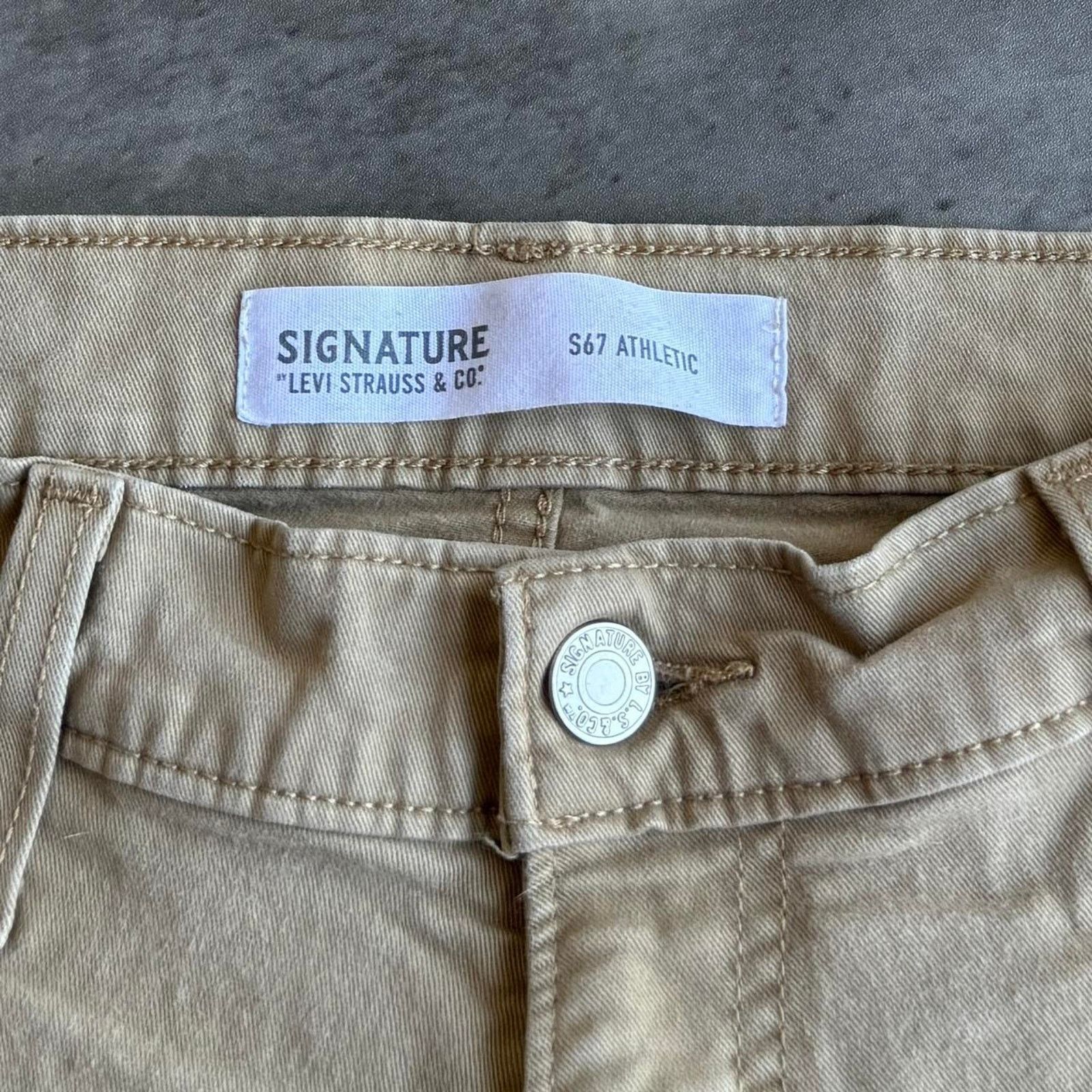 Levi's × Levi's Vintage Clothing Levi’s Athletic Tan Essential Casual Jeans Size US 29 - 4 Thumbnail