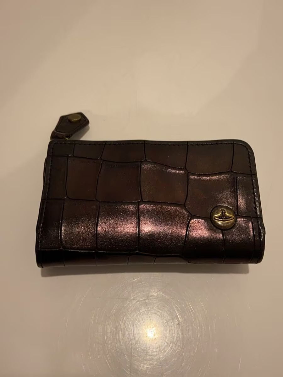 Vivienne Westwood Crocodile Embossed Leather Orb Wallet Size ONE SIZE - 2 Thumbnail