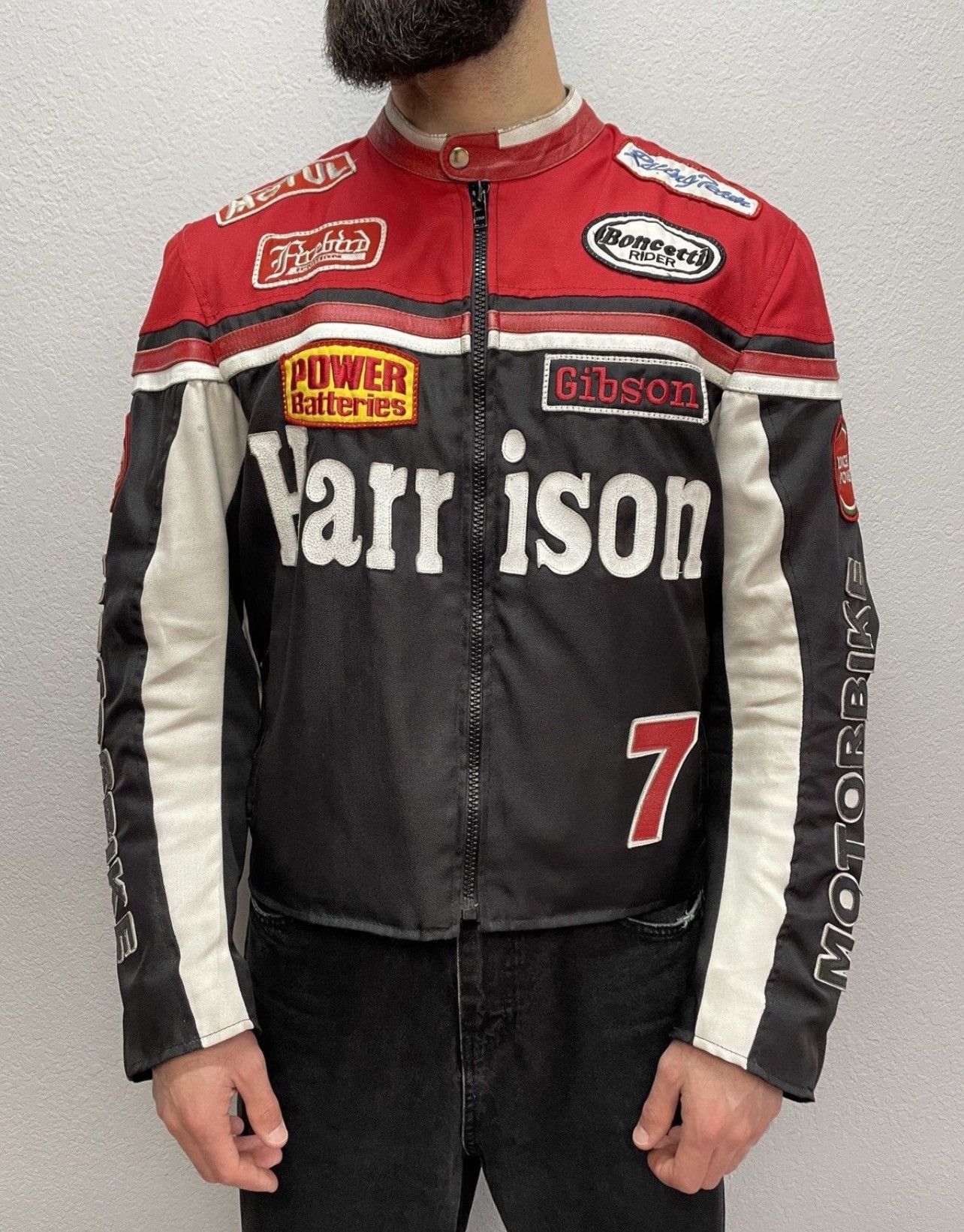 Racer Worldwide Harrison "Dark Devil" Racing Jacket - Nylon & Leather Hybrid Size US L / EU 52-54 / 3 - 3 Thumbnail