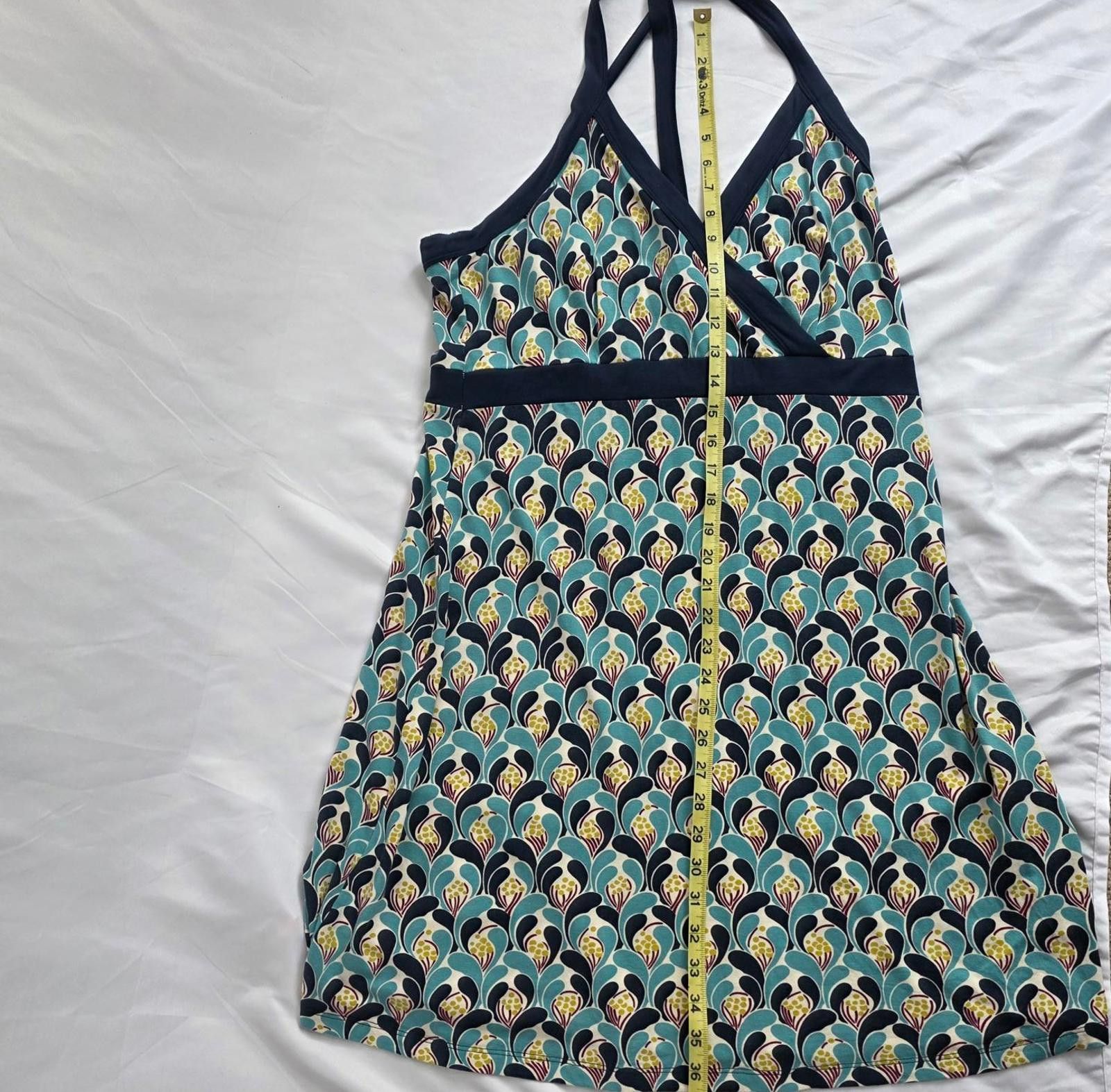 Unknown London King Louie Sleeveless Wrap-Front Dress – Retro Fan Print Size XL / US 12-14 / IT 48-50 - 6 Thumbnail