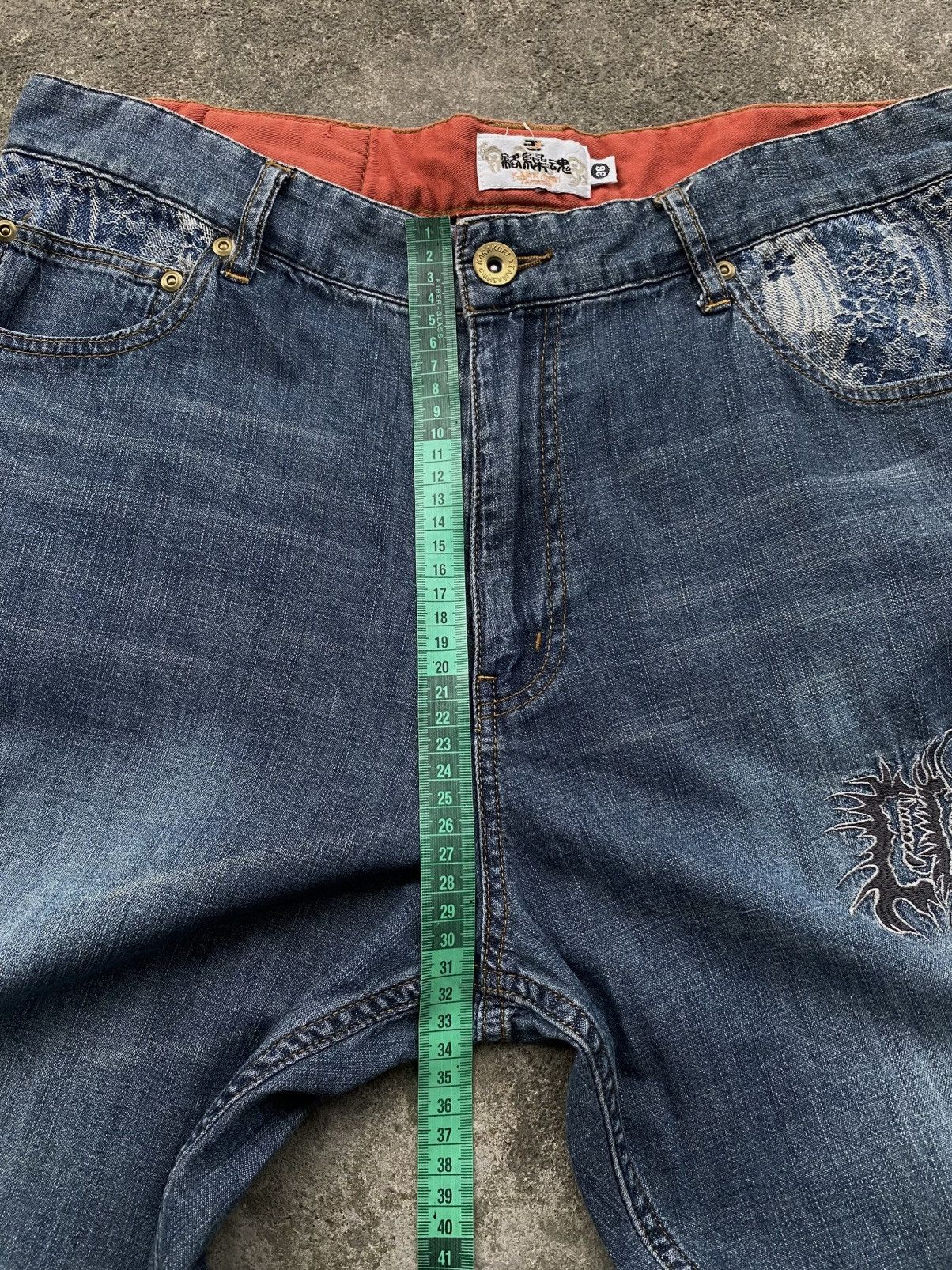 Dragonfly KARAKURI TAMASHII DRAGON JEANS Size US 36 / EU 52 - 17 Thumbnail