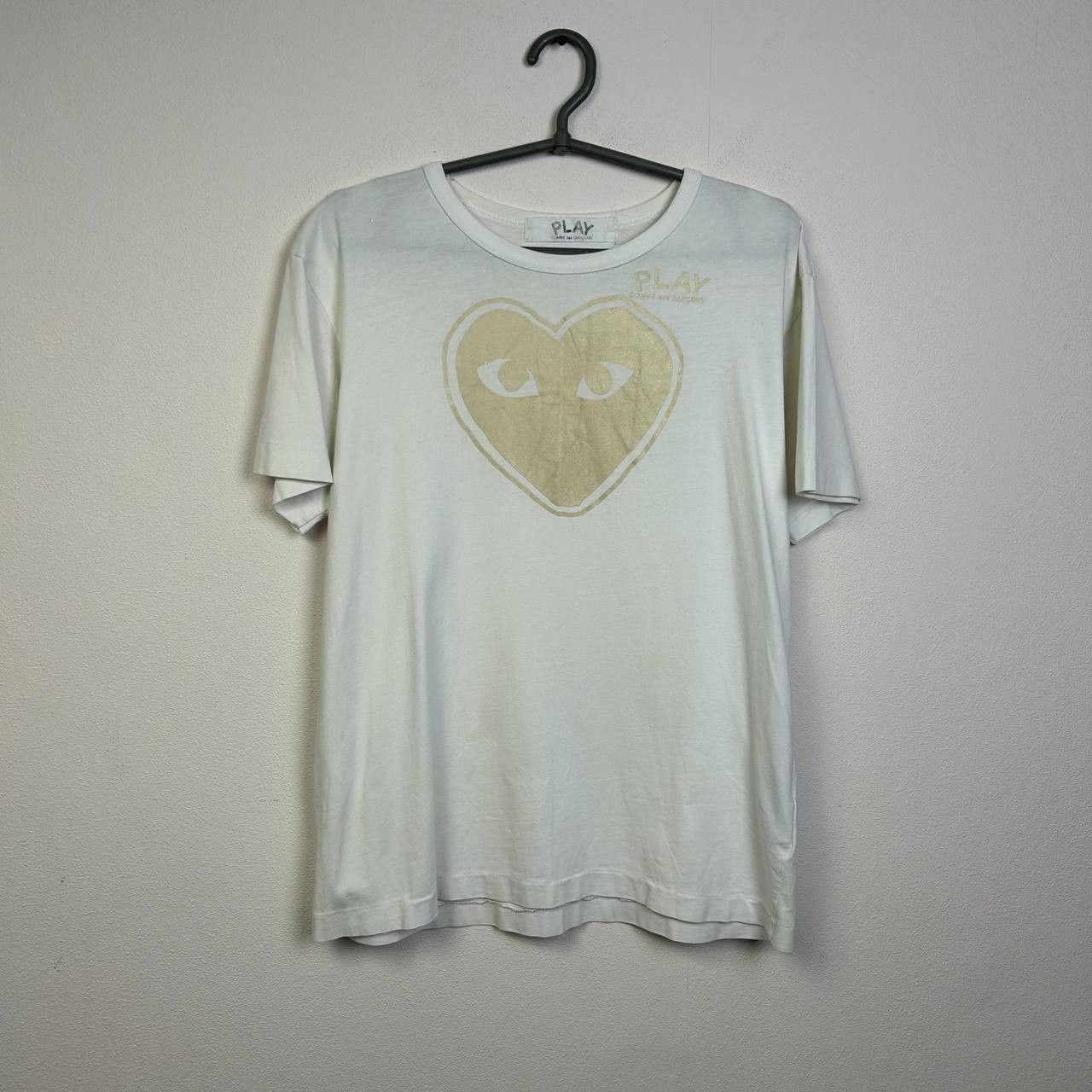 Comme des Garcons PLAY Luxury Play Comme Des Garcons Big logo y2k designer tee Size US M / EU 48-50 / 2 - 1 Thumbnail