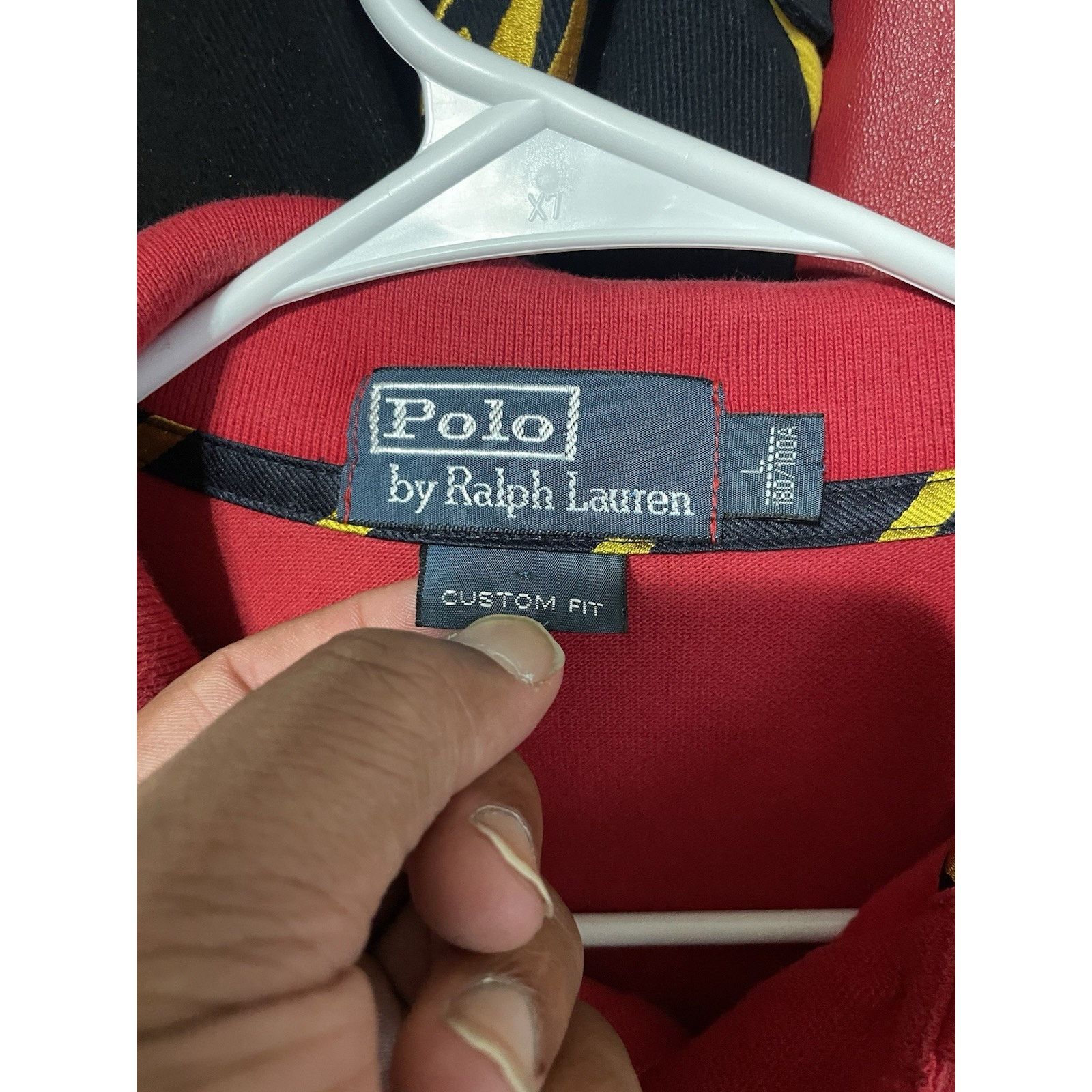 Polo Ralph Lauren Size L- VTG Polo Ralph Lauren Big Pony Rugby Red Shirt Size US L / EU 52-54 / 3 - 3 Thumbnail