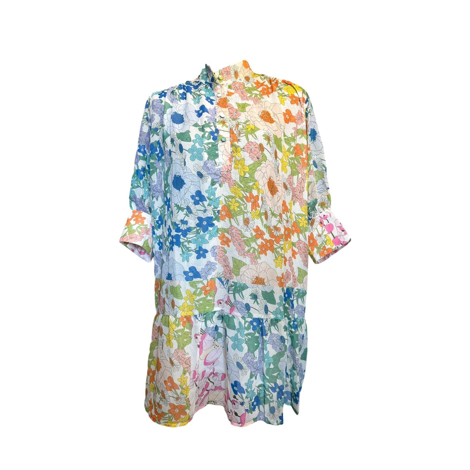 Other BOHO Floral Dress Arthur Jane Claire Large Retro Hippie Size L / US 10 / IT 46 - 13 Thumbnail