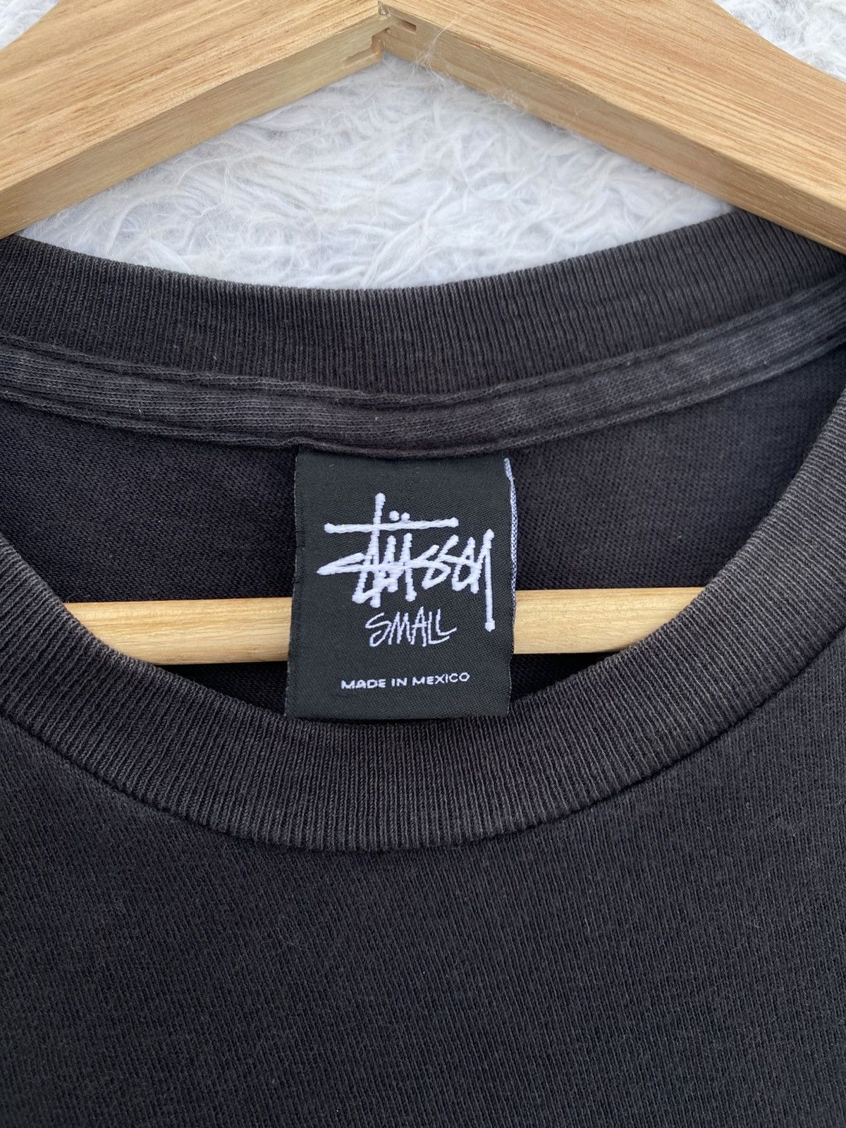Stussy Rare Stussy Cursive Basic Logo Spellout Tshirt Size US S / EU 44-46 / 1 - 7 Thumbnail