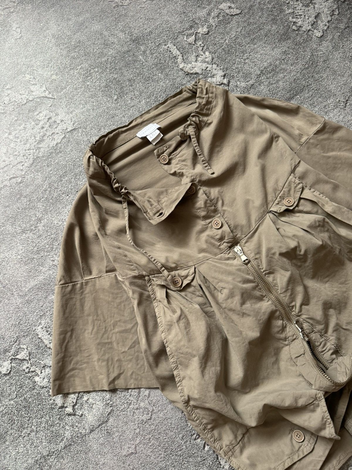 Transit × Vintage Transit par such size1 button up zip polo tee blouse T-shirt Size S / US 4 / IT 40 - 2 Thumbnail