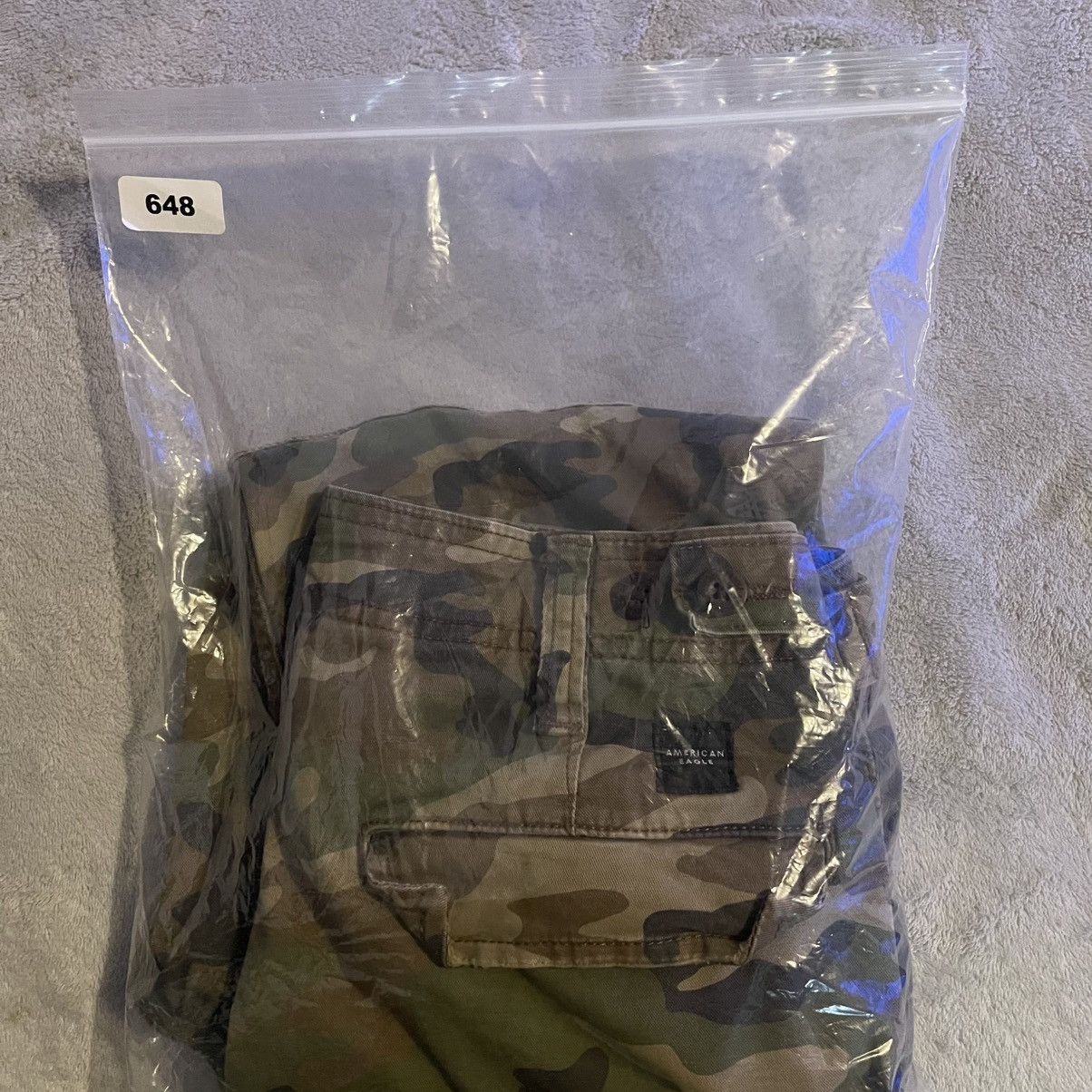 American Eagle Outfitters American Eagle Slim Lived-In Cargo Pants Mens 29x30 Camo Size US 29 - 13 Thumbnail