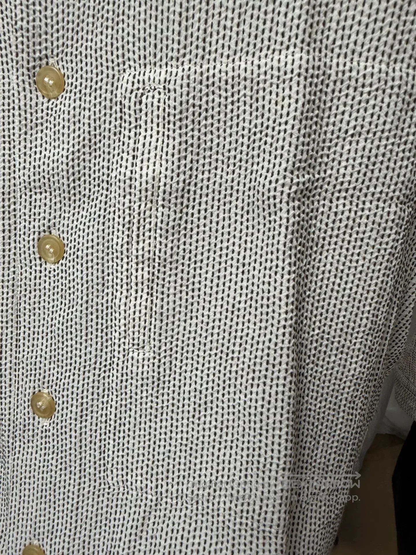 Issey Miyake Issey Miyake Striped Button-Up Shirt. Size US M / EU 48-50 / 2 - 6 Thumbnail