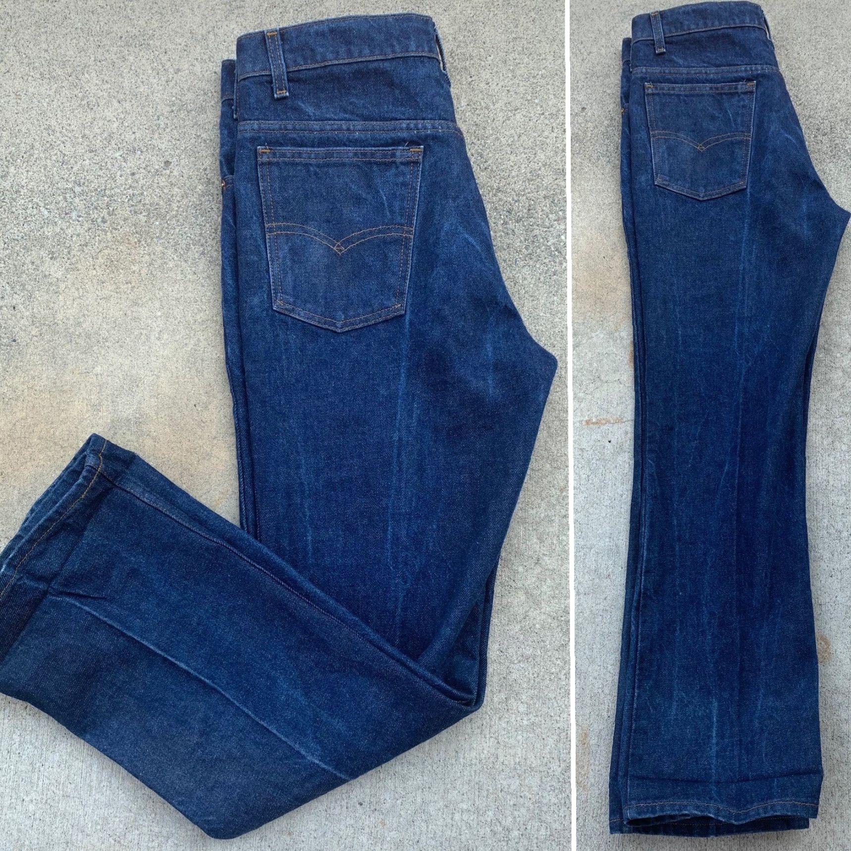 Vintage VINTAGE Levi’s 517 Jeans Orange Tab Made In USA 33 30 Measure 32 1/2 X 30 1/2” Denim Blue Mens Jeans 517 30.5 in Inseam Size US 31 - 6 Thumbnail