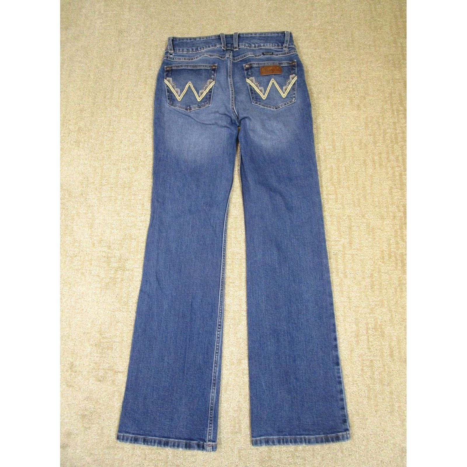 Wrangler Wrangler Jeans Women blue Mid Rise Bootcut Denim 5-Pocket 32in Inseam Regular Fit Cowboy Style Jeans Women Size 28" / US 6 / IT 42 - 3 Thumbnail