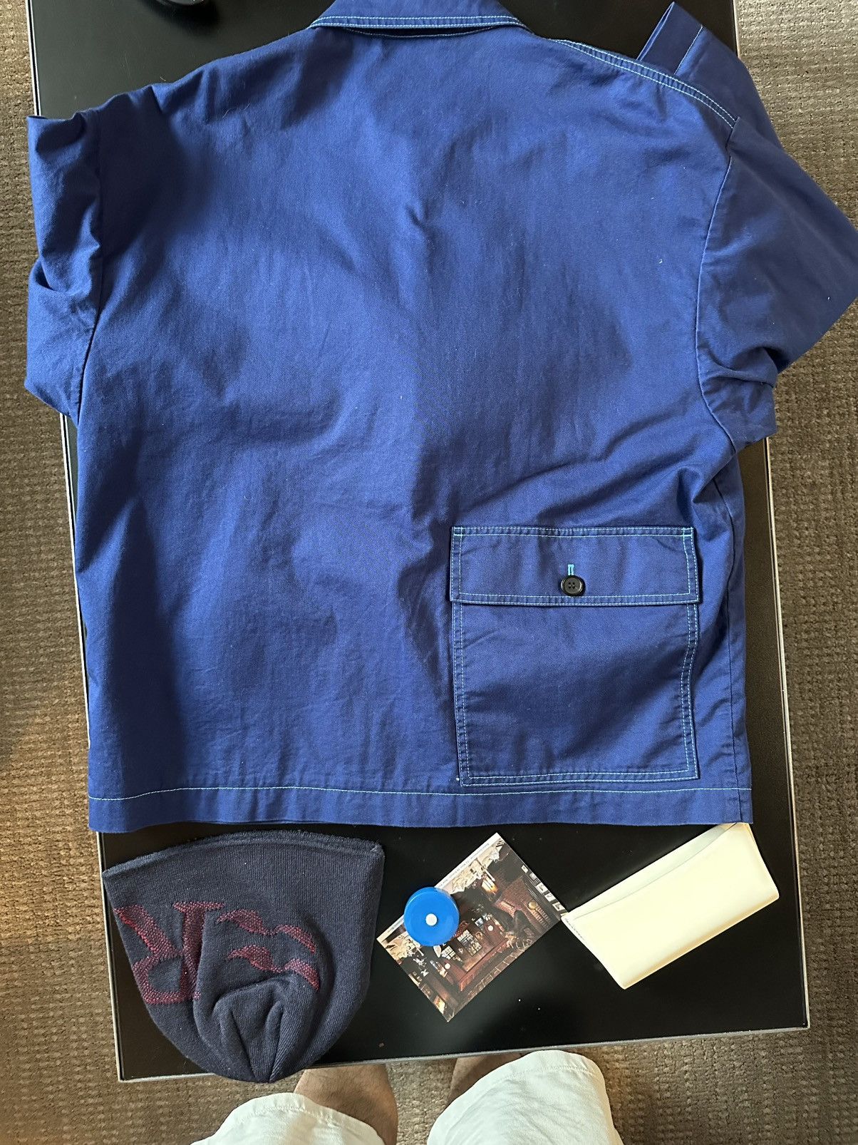 Marni × Uniqlo RARE MARNI X UNIQLO BLUE CHORE JACKET Size US L / EU 52-54 / 3 - 7 Thumbnail