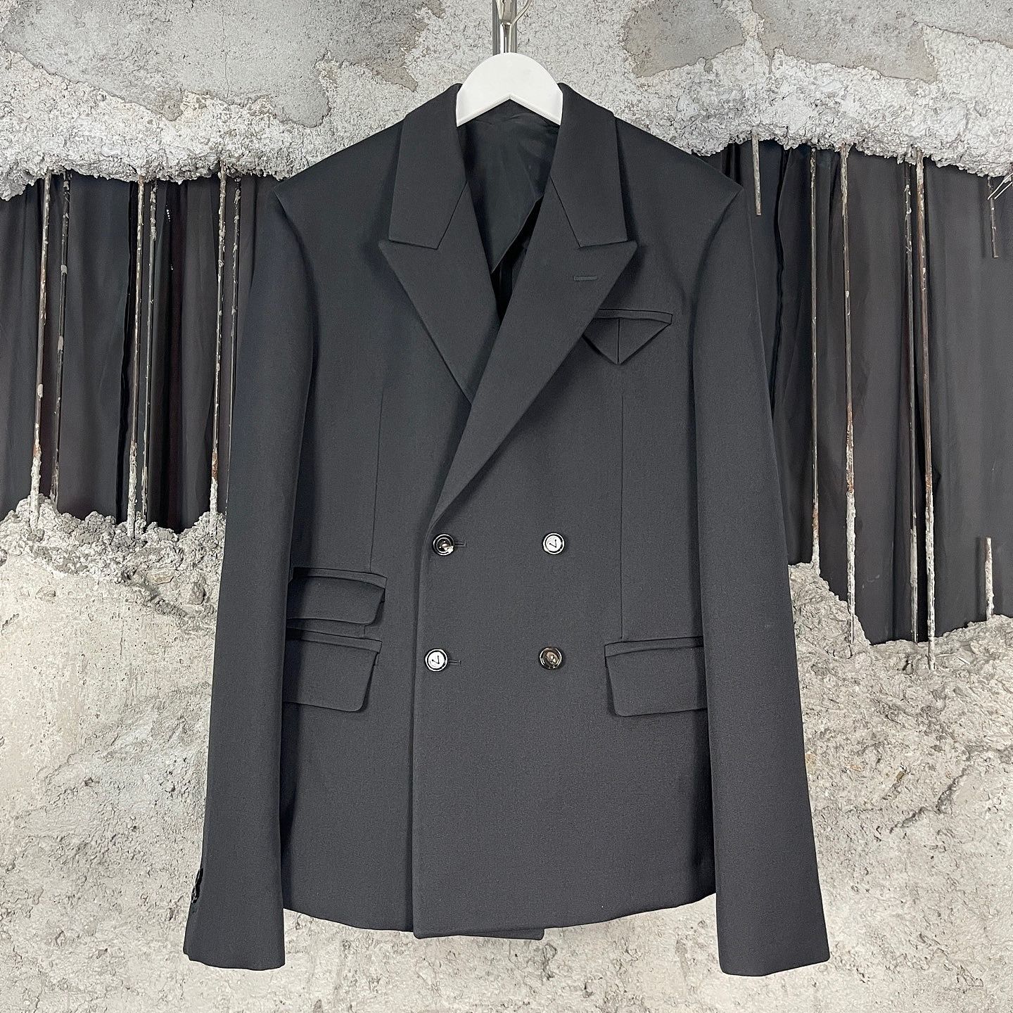 Bottega Veneta Bottega Veneta Wool Double Breasted Blazer Size 36R Size 36R - 1 Thumbnail
