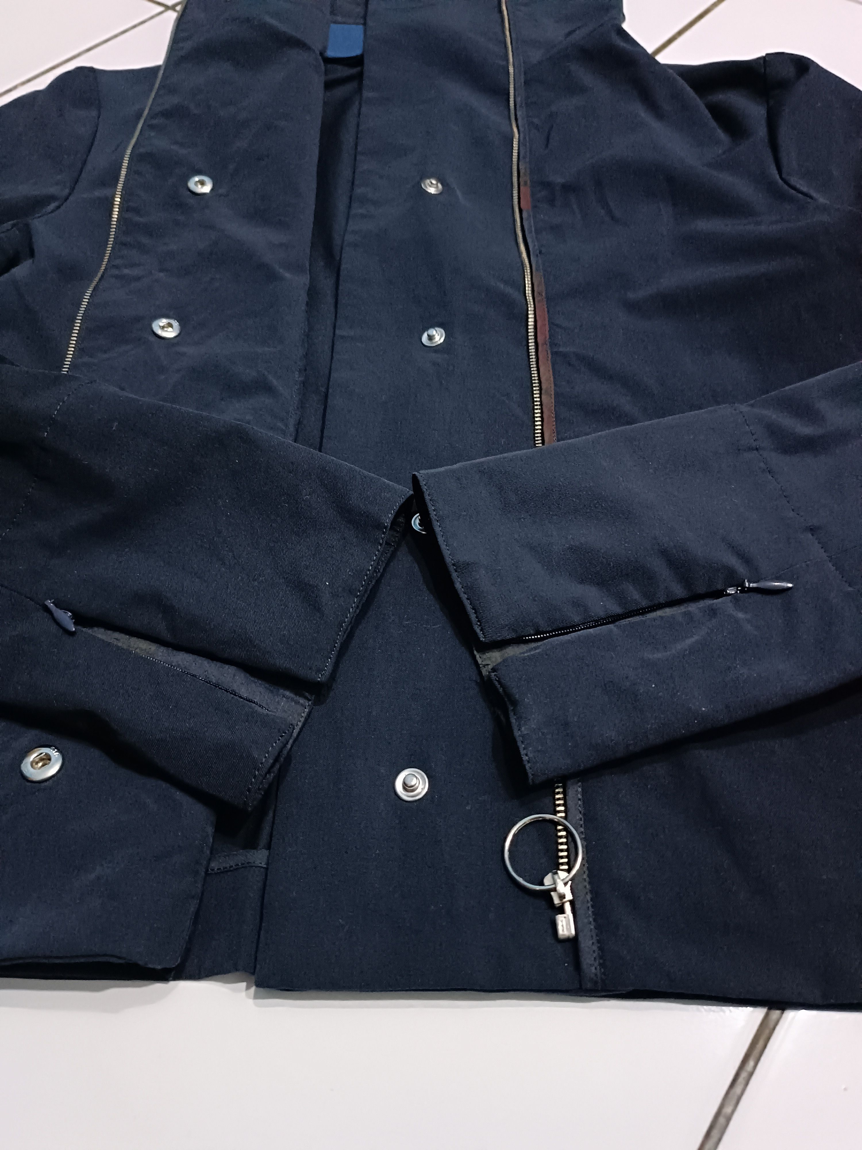 Japanese Brand Planet Remix Co.JP Crop Zip Up Turtleneck Size S / US 4 / IT 40 - 8 Thumbnail
