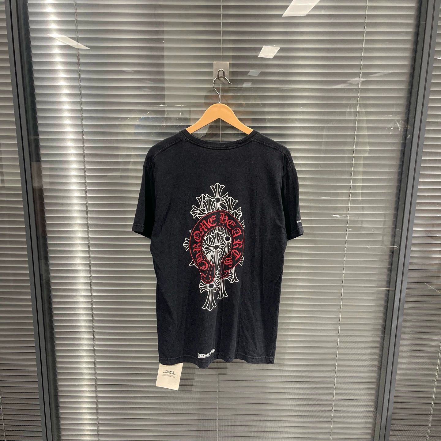 Chrome Hearts Chrome Hearts Black Phantom Red Cross Short Sleeve Tee Size US L / EU 52-54 / 3 - 1 Thumbnail