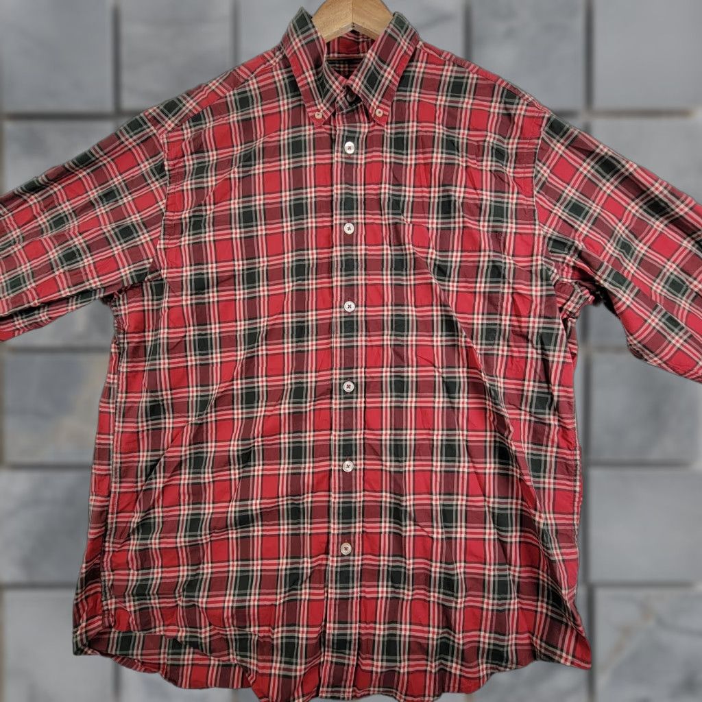 Orvis Orvis Shirt Long Sleeve Button-Down Mens Large Plaid 100% Cotton Red Size US L / EU 52-54 / 3 - 1 Thumbnail