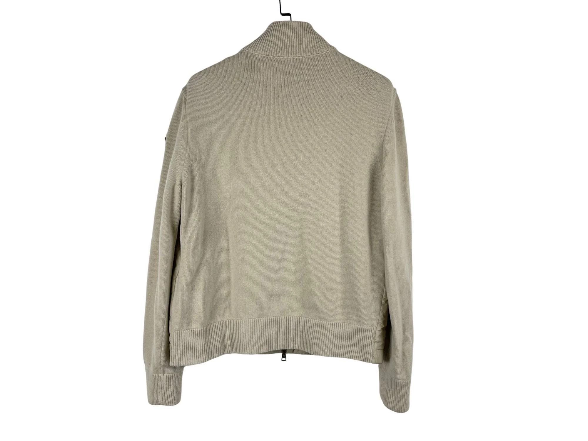 Moncler Moncler 25AW Cashmere & Knit Paneled Down Jacket Size US L / EU 52-54 / 3 - 2 Thumbnail