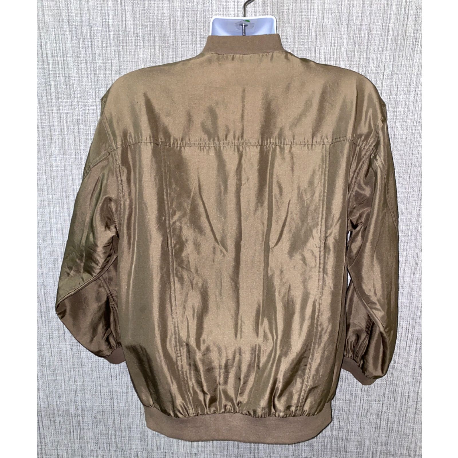 Vintage VINTAGE 80’S Together Silk 1/2 Button Front Jacket Brown M Womens Size M / US 6-8 / IT 42-44 - 4 Thumbnail