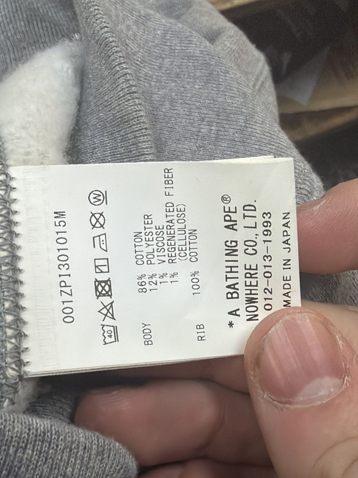 Bape Bape Shark Full Zip WGM Hoodie Grey S Size US S / EU 44-46 / 1 - 5 Thumbnail