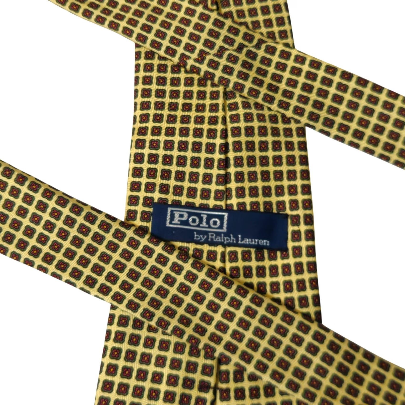 Polo Ralph Lauren Polo Ralph Lauren Tie Mens One Size Silk Gold Geometric Medallion Necktie Size US M / EU 48-50 / 2 - 2 Thumbnail