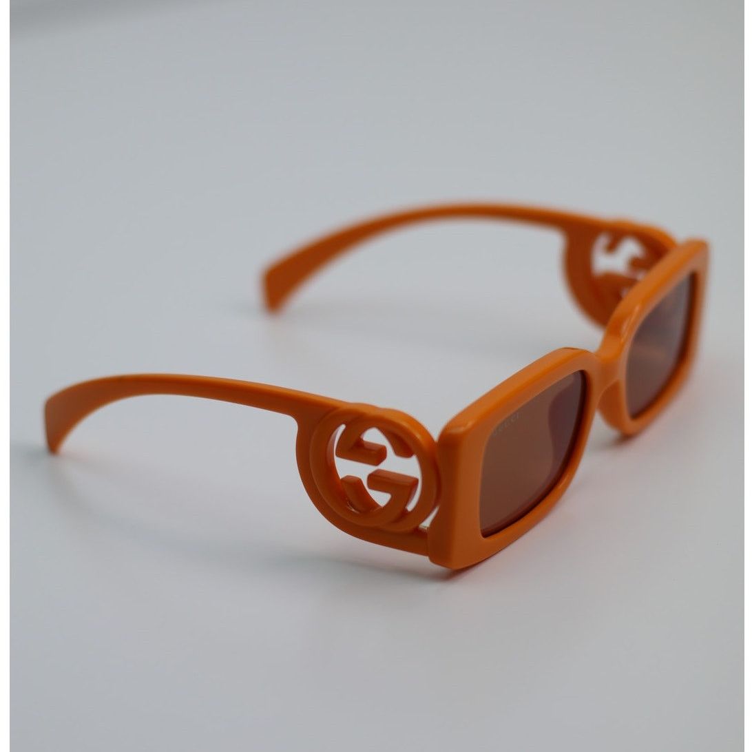 Gucci NEW Gucci Sunglasses GG1325S 008 Orange Rust Brown Authentic Size ONE SIZE - 7 Thumbnail