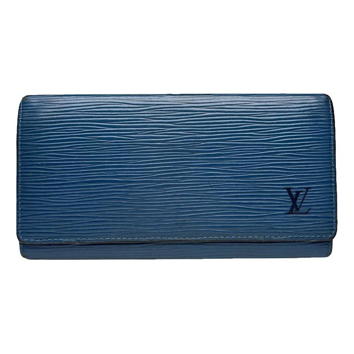 Blue Leather Purse