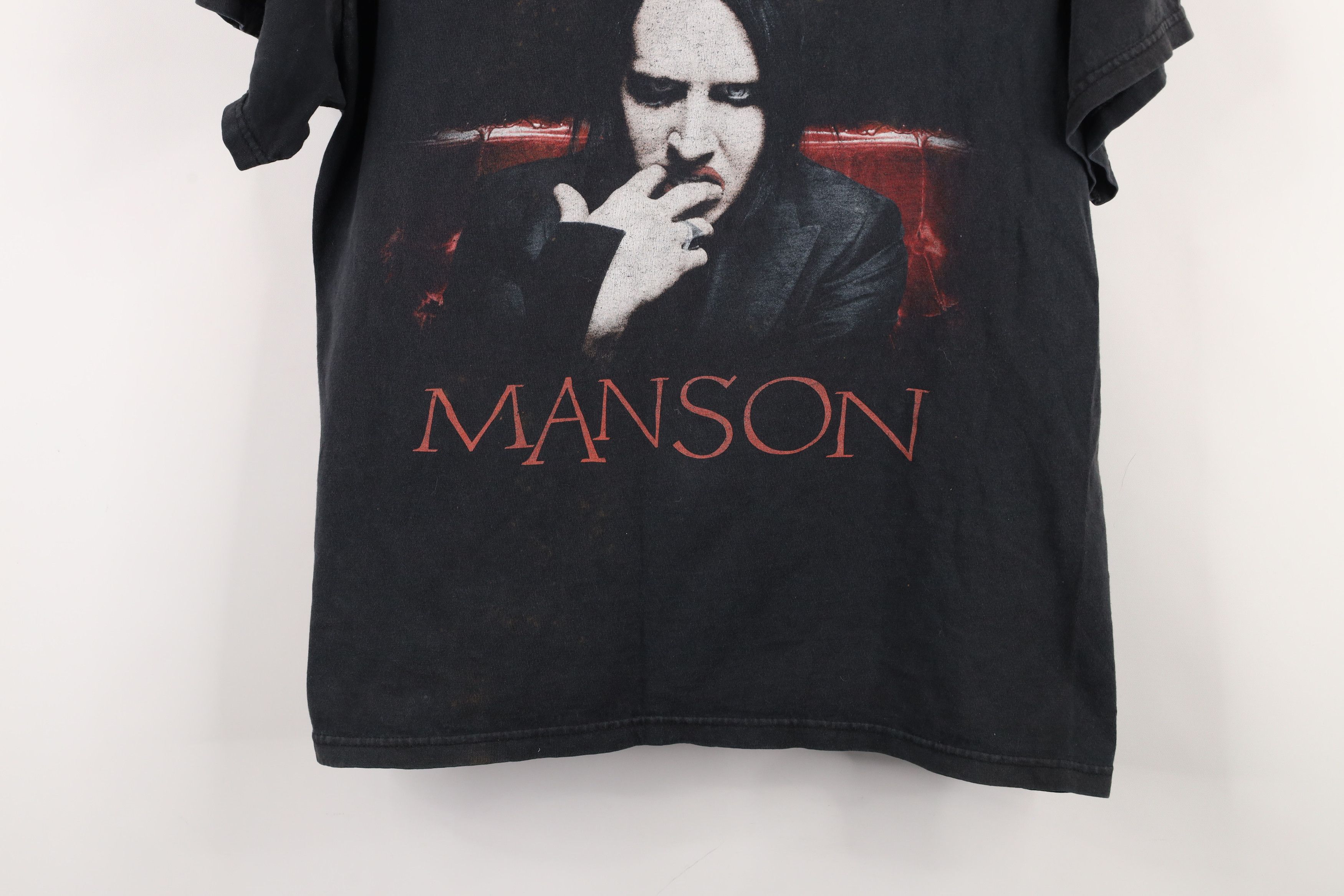 Vintage Vintage Y2K 2007 Me Drink Me Marilyn Manson Band T-Shirt Size US S / EU 44-46 / 1 - 3 Thumbnail