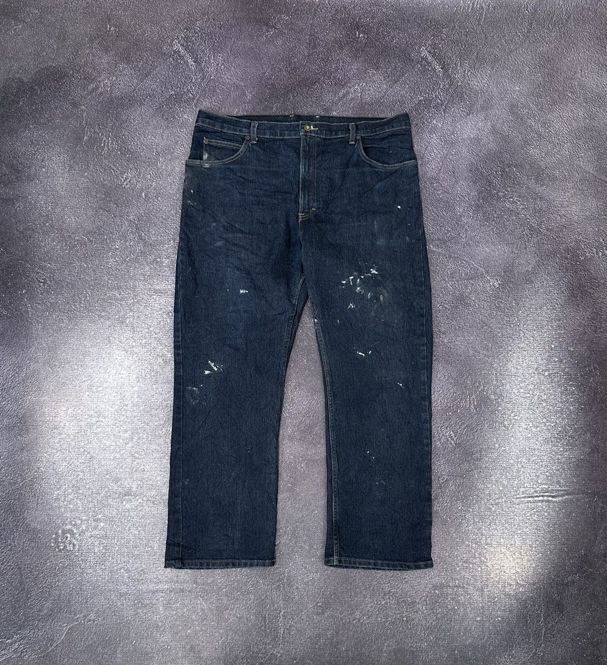 Dickies Vintage Dickies Distressed Denim Hype Baggy USA Work Jeans Size US 38 / EU 54 - 2 Thumbnail